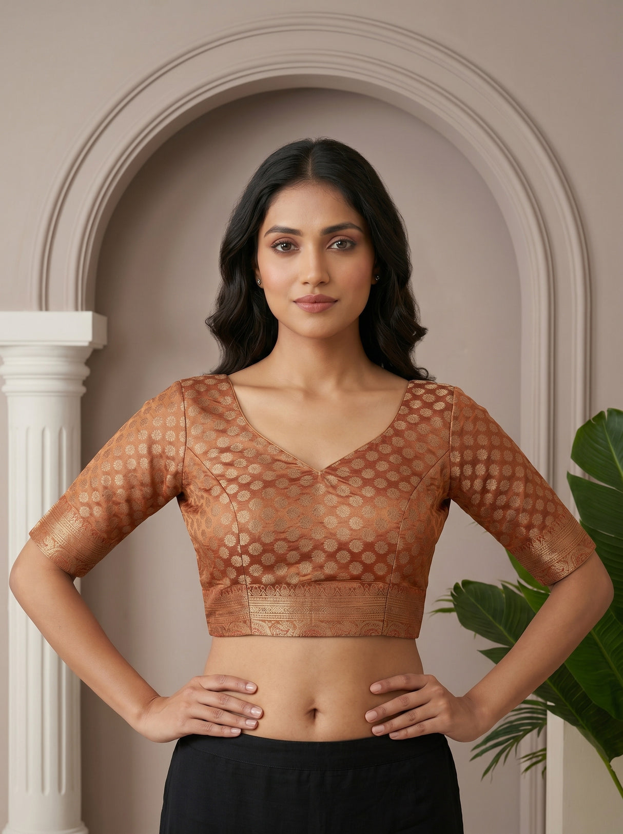 MIMOSA Saree Saree — blouse close-up