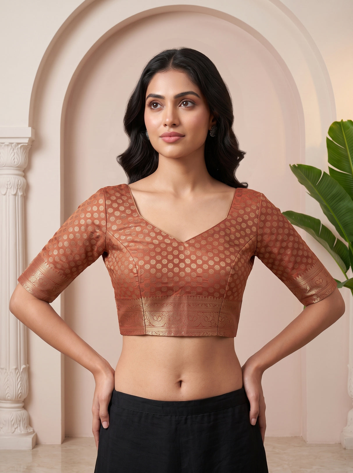 MIMOSA Saree Saree — blouse close-up