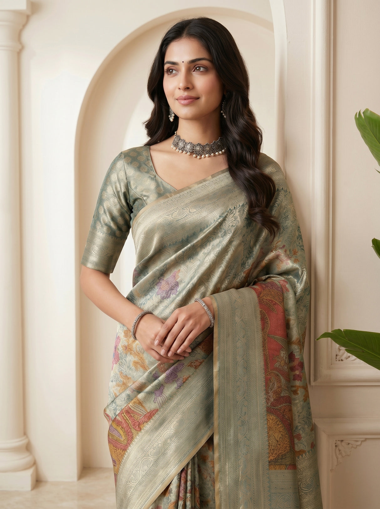 MIMOSA Saree Saree — pose 10 styling detail