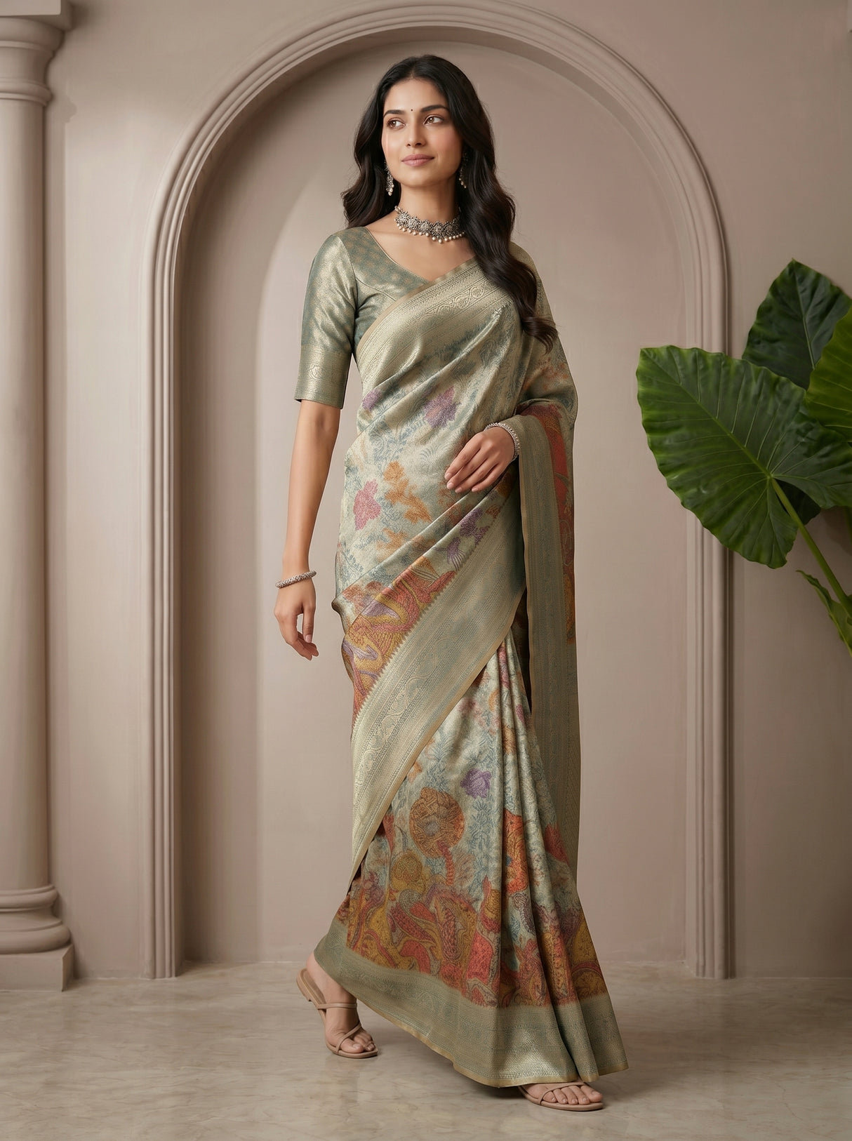 MIMOSA Saree Saree — pose 6 styling detail
