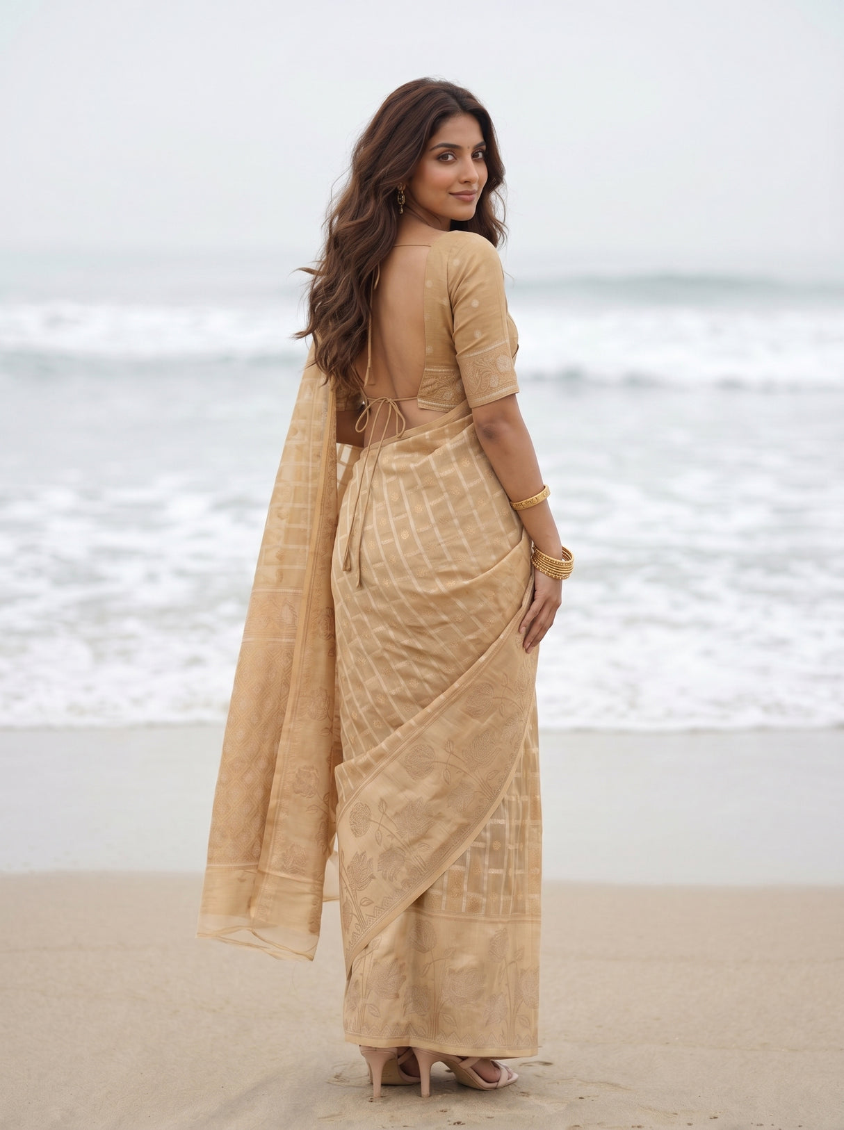MIMOSA Saree Saree — pose 7 styling detail