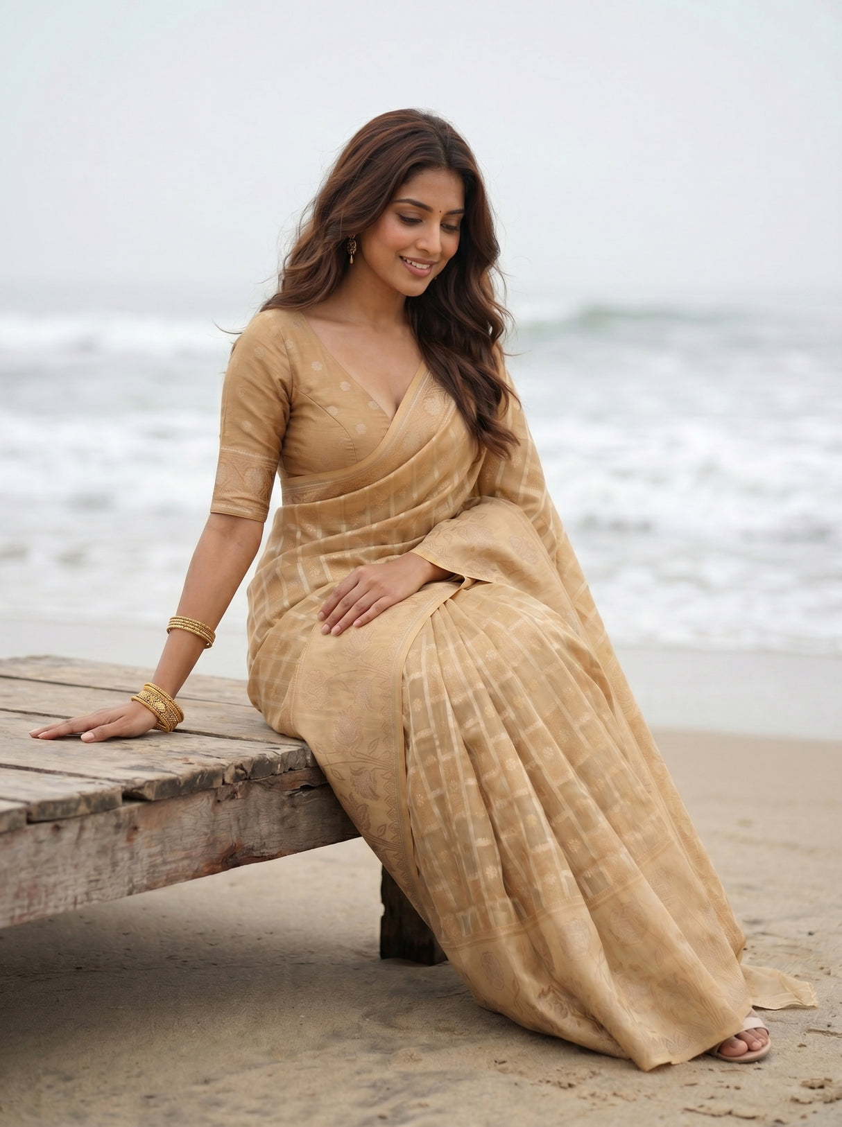 MIMOSA Saree Saree — pose 8 styling detail