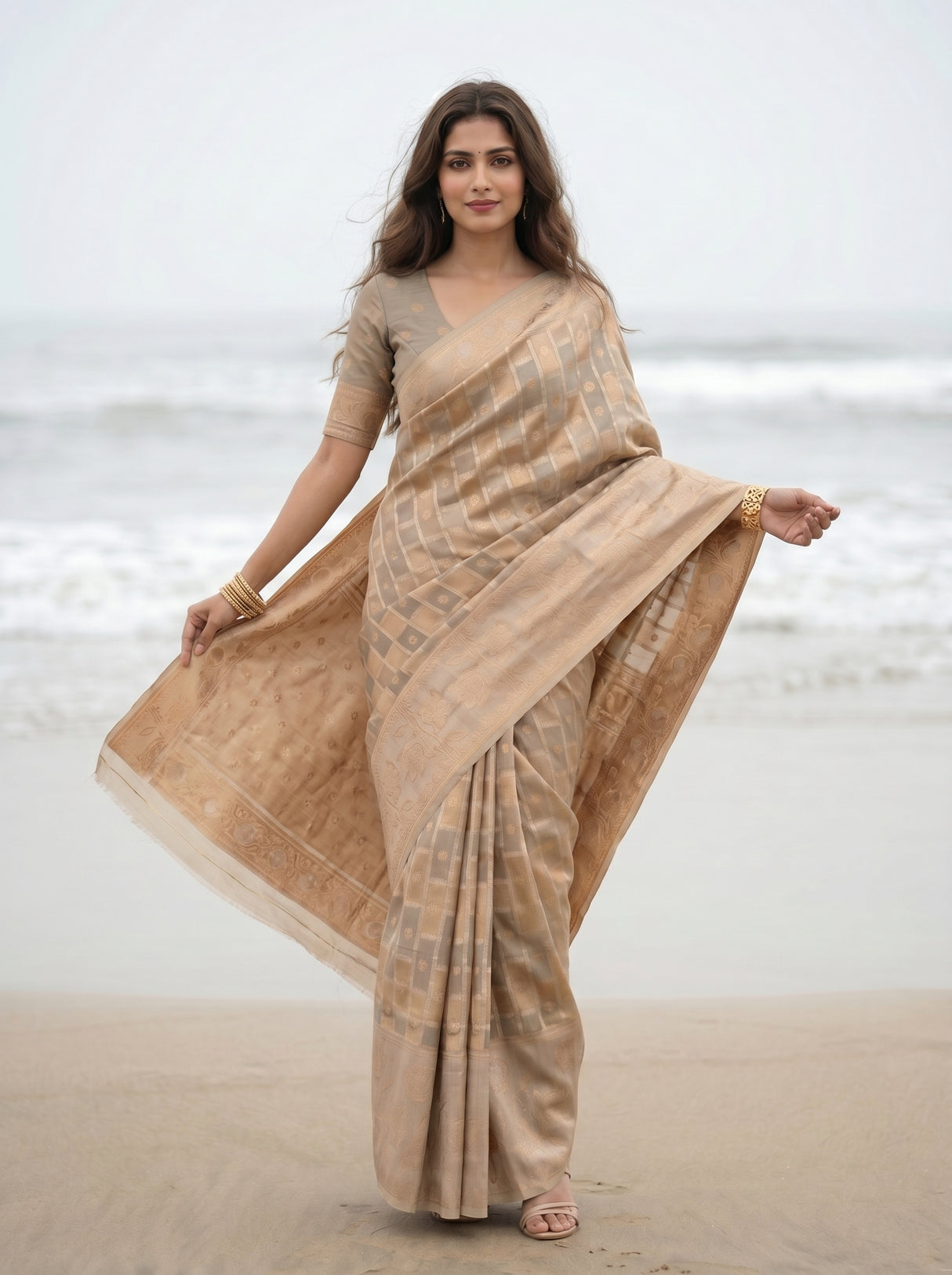 MIMOSA Saree Saree — pose 5 styling detail