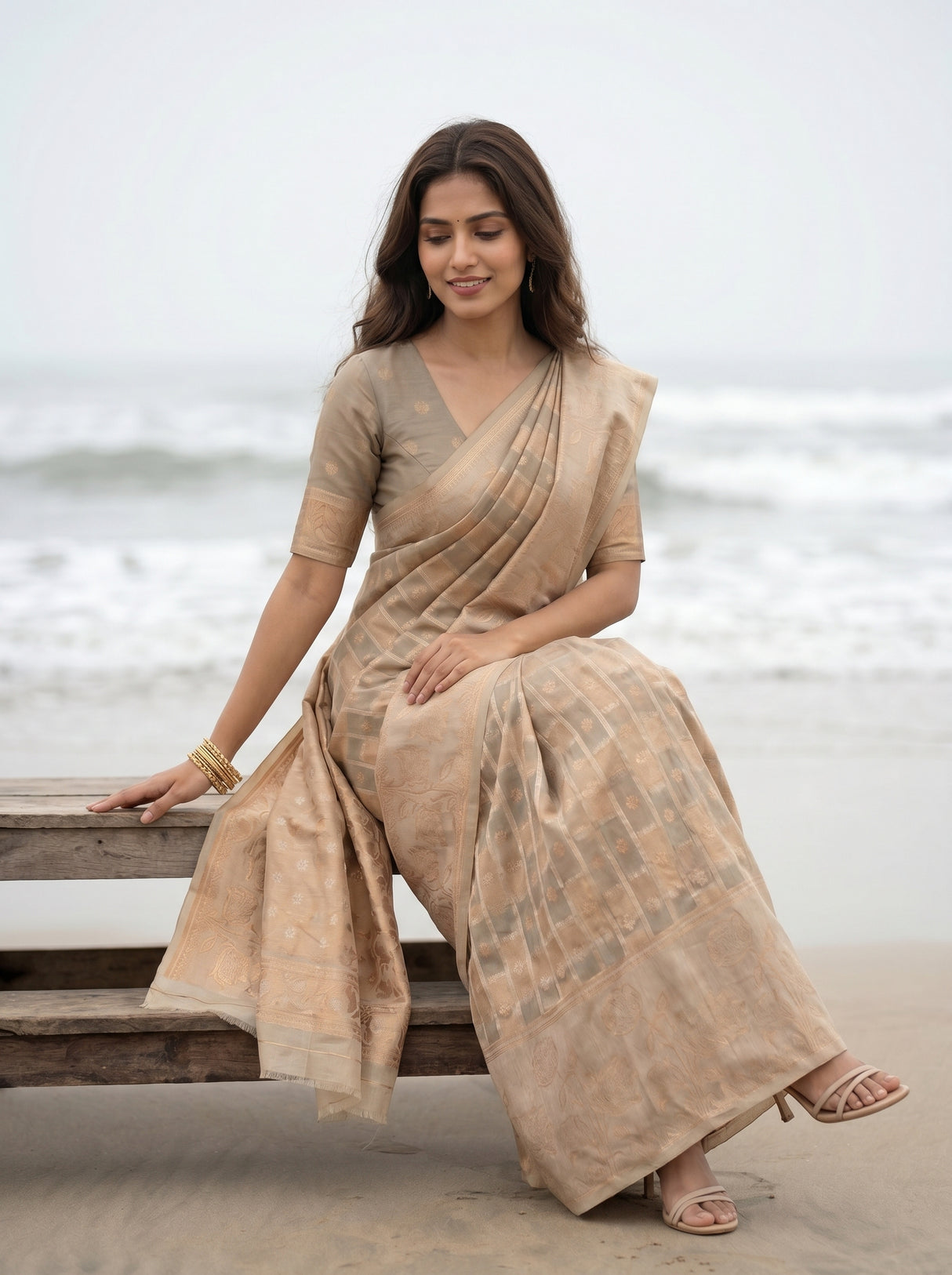 MIMOSA Saree Saree — pose 8 styling detail