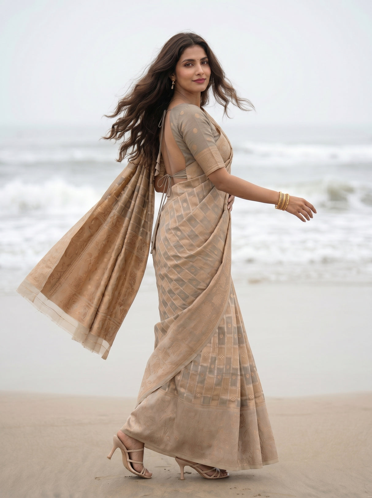MIMOSA Saree Saree — pose 9 styling detail