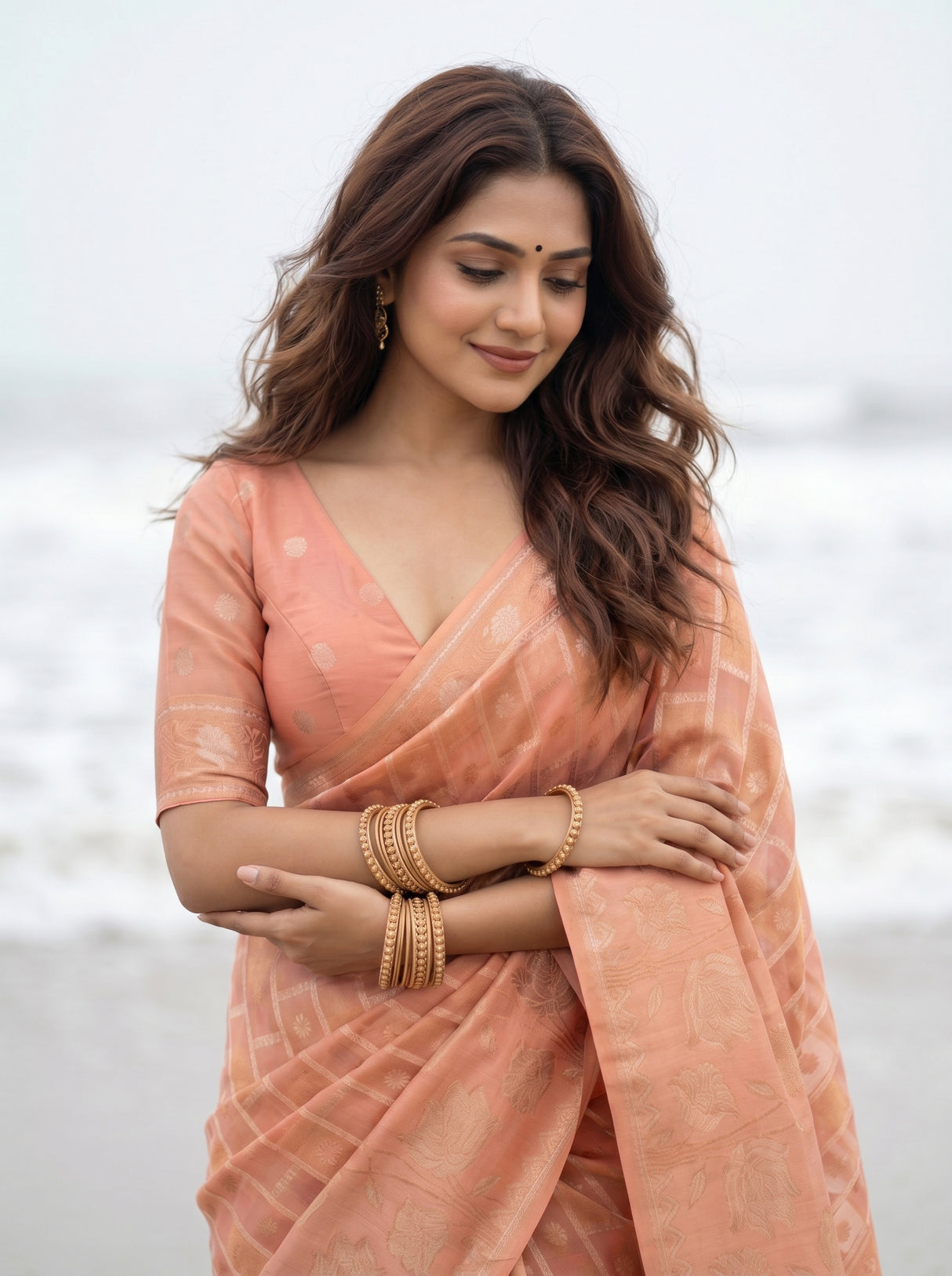 MIMOSA Saree Saree — pose 10 styling detail