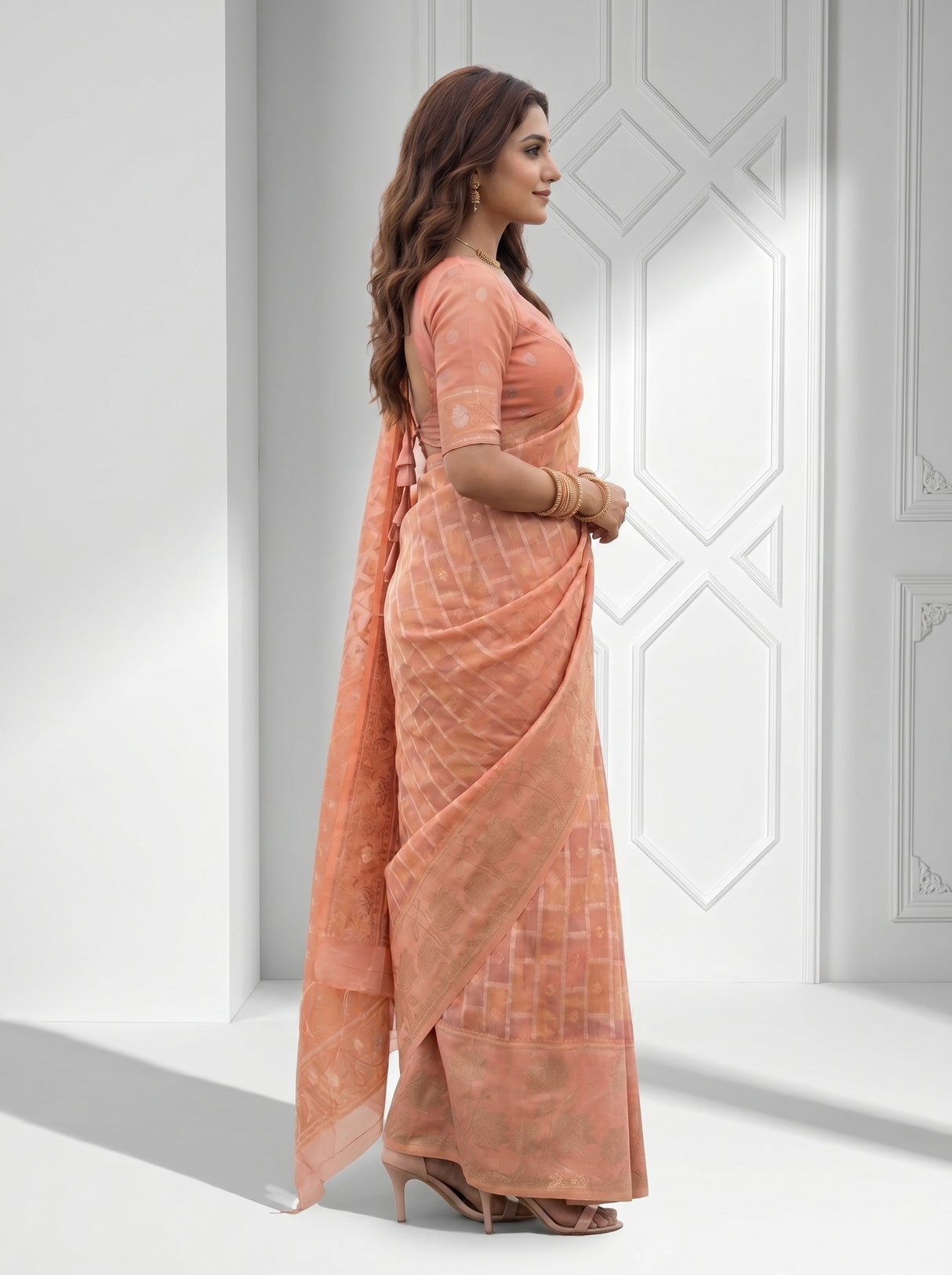 MIMOSA Saree Saree — pose 3 styling detail