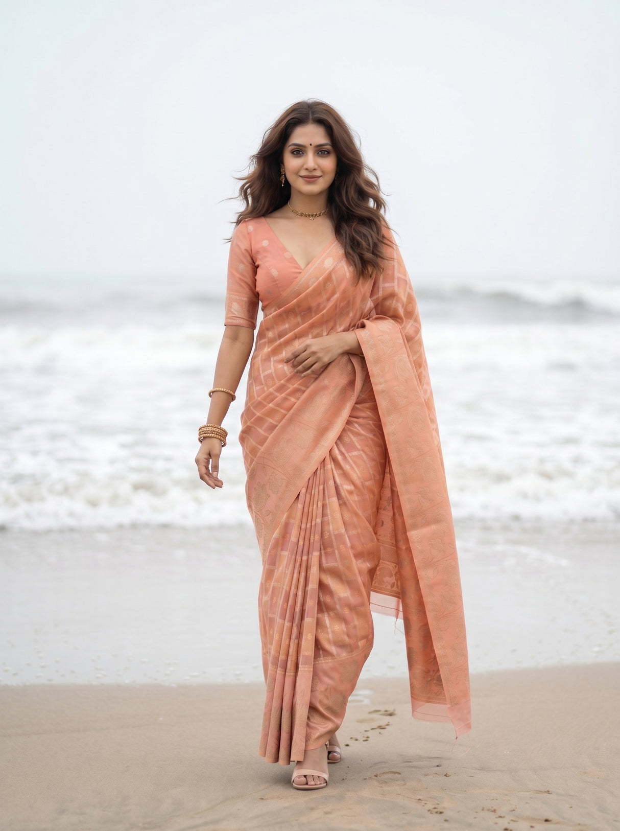 MIMOSA Saree Saree — pose 6 styling detail