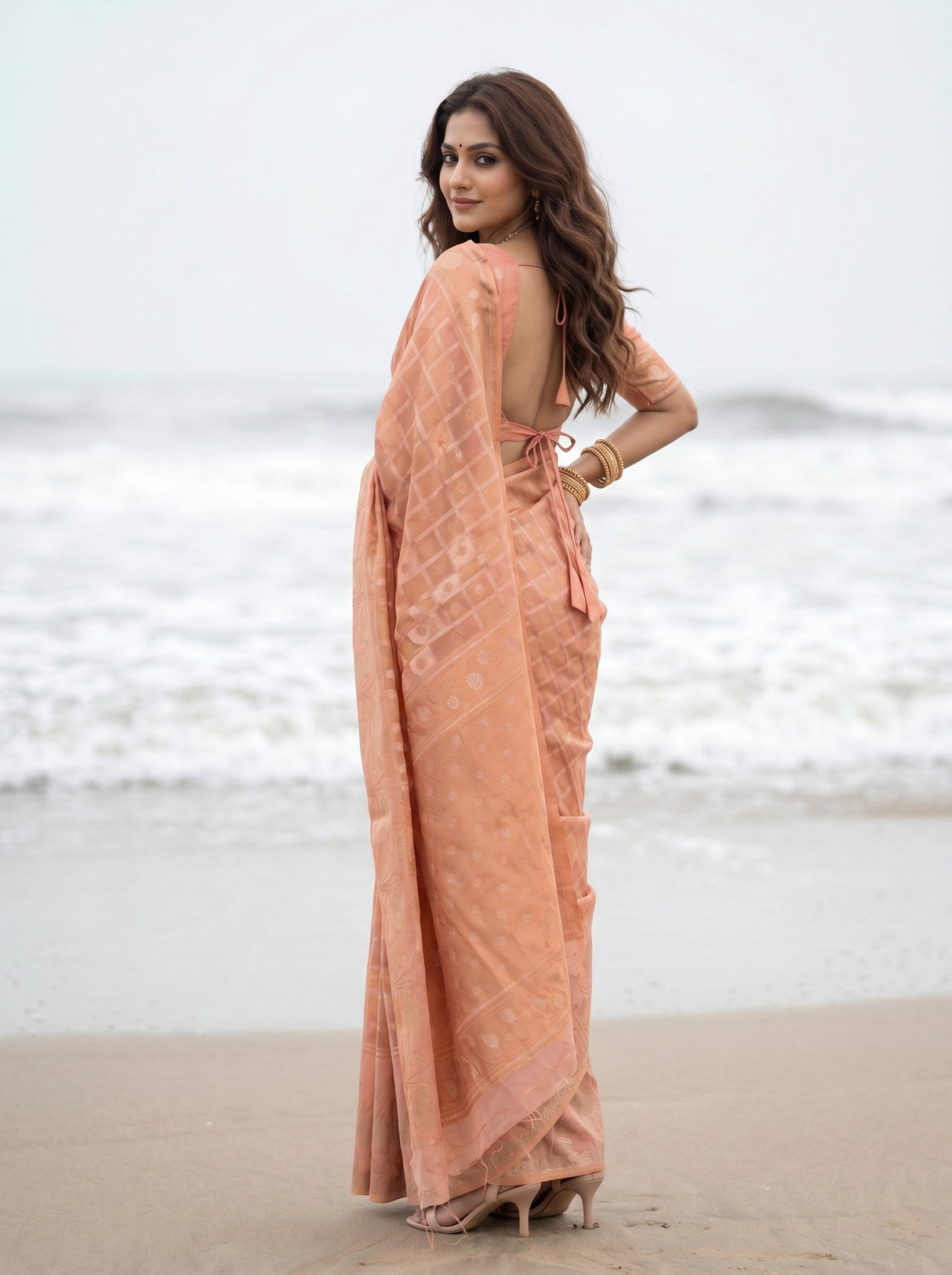 MIMOSA Saree Saree — pose 7 styling detail