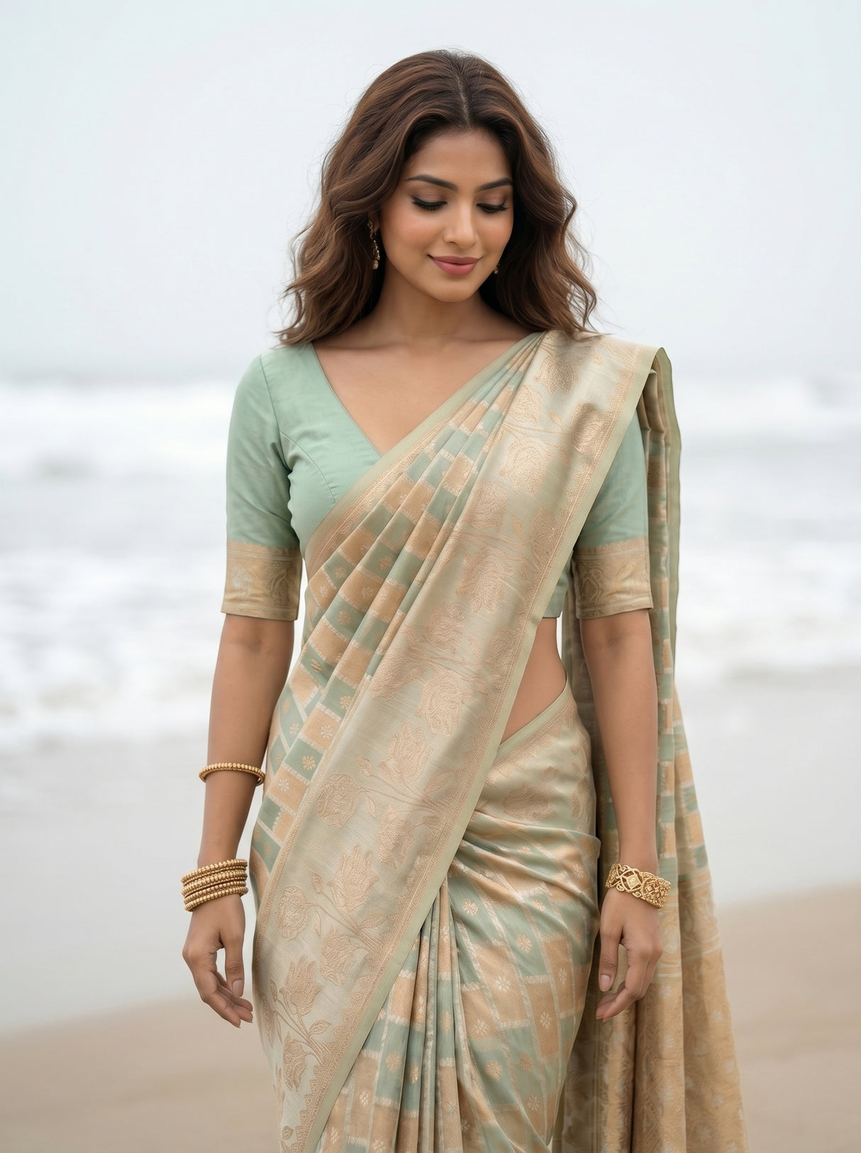 MIMOSA Saree Saree — pose 10 styling detail