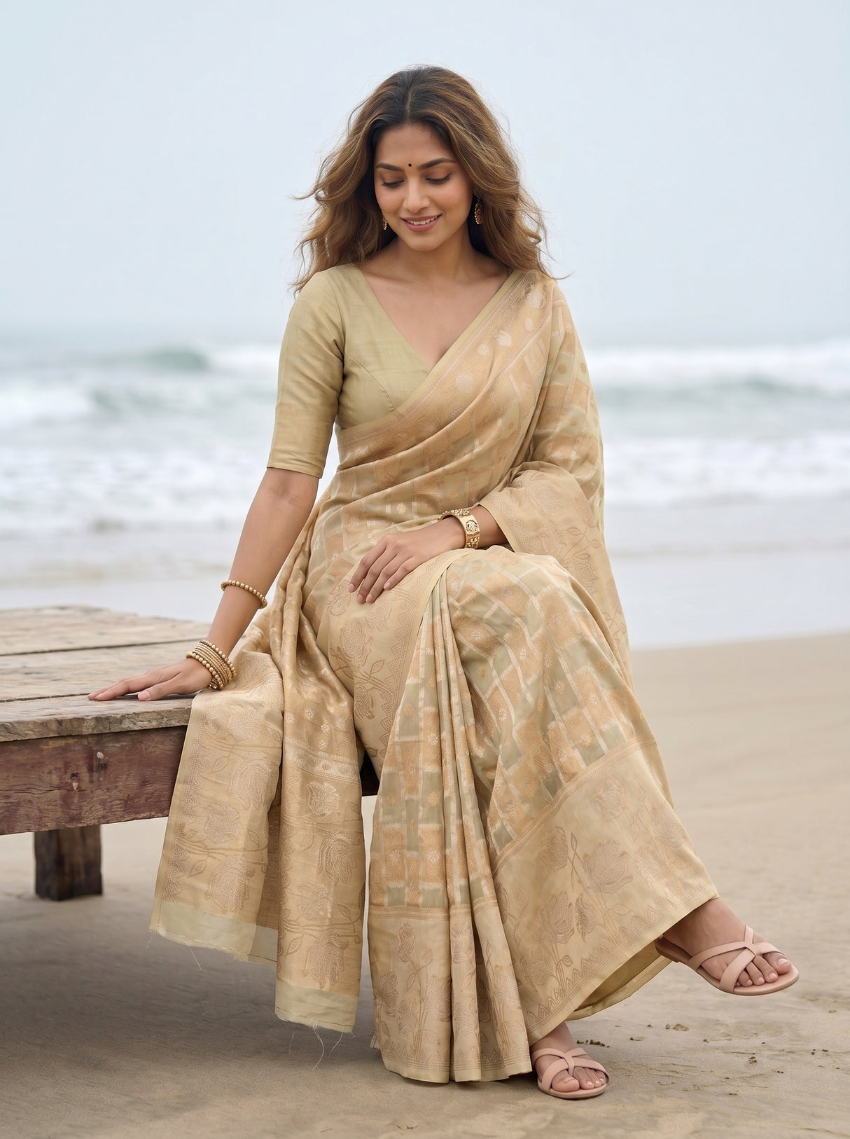 MIMOSA Saree Saree — pose 8 styling detail