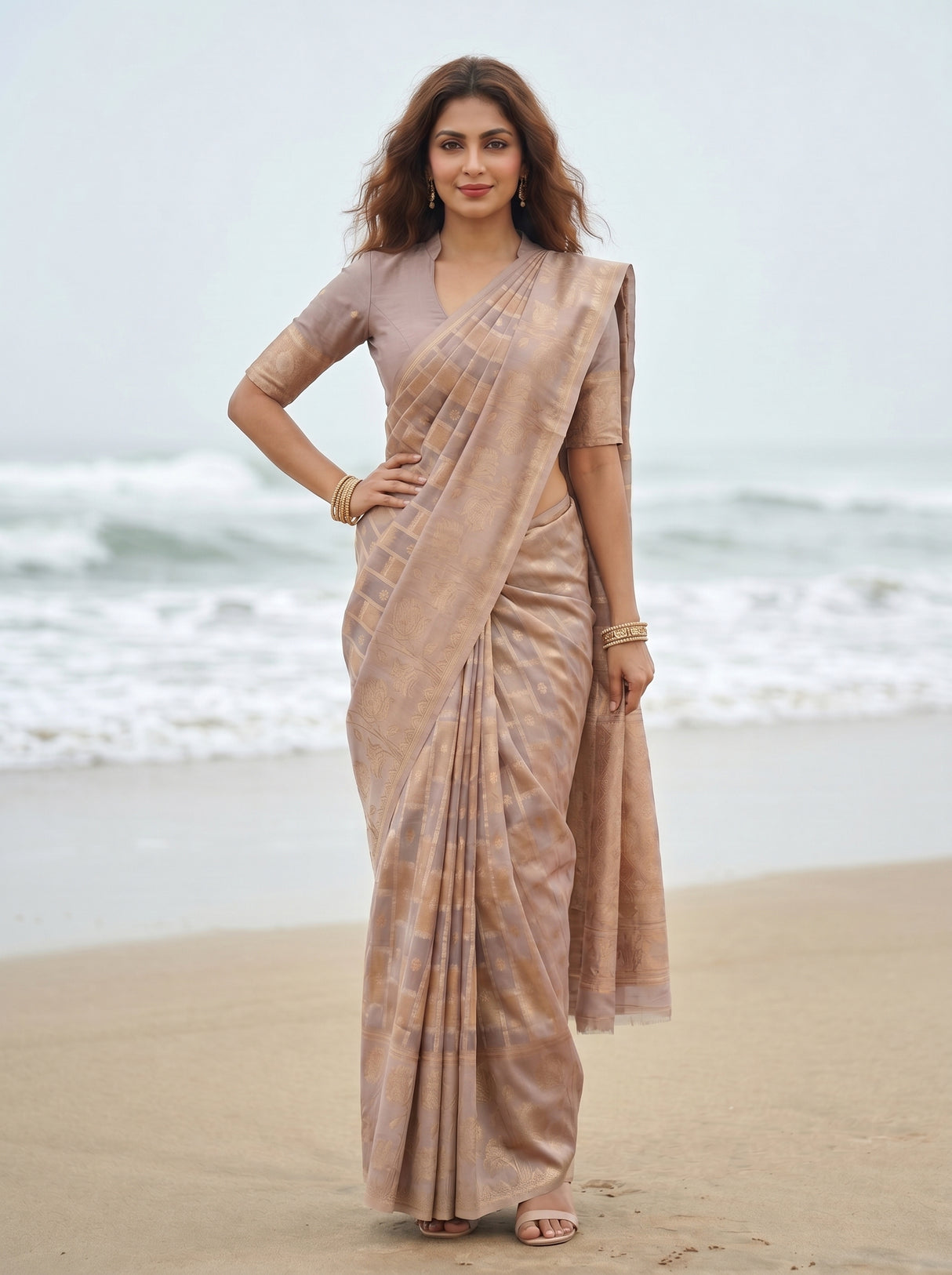 MIMOSA Saree Saree — pose 4 styling detail