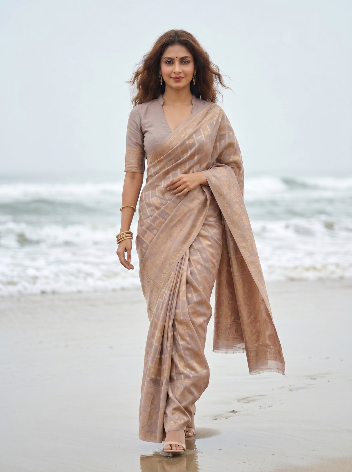 MIMOSA Saree Saree — pose 6 styling detail