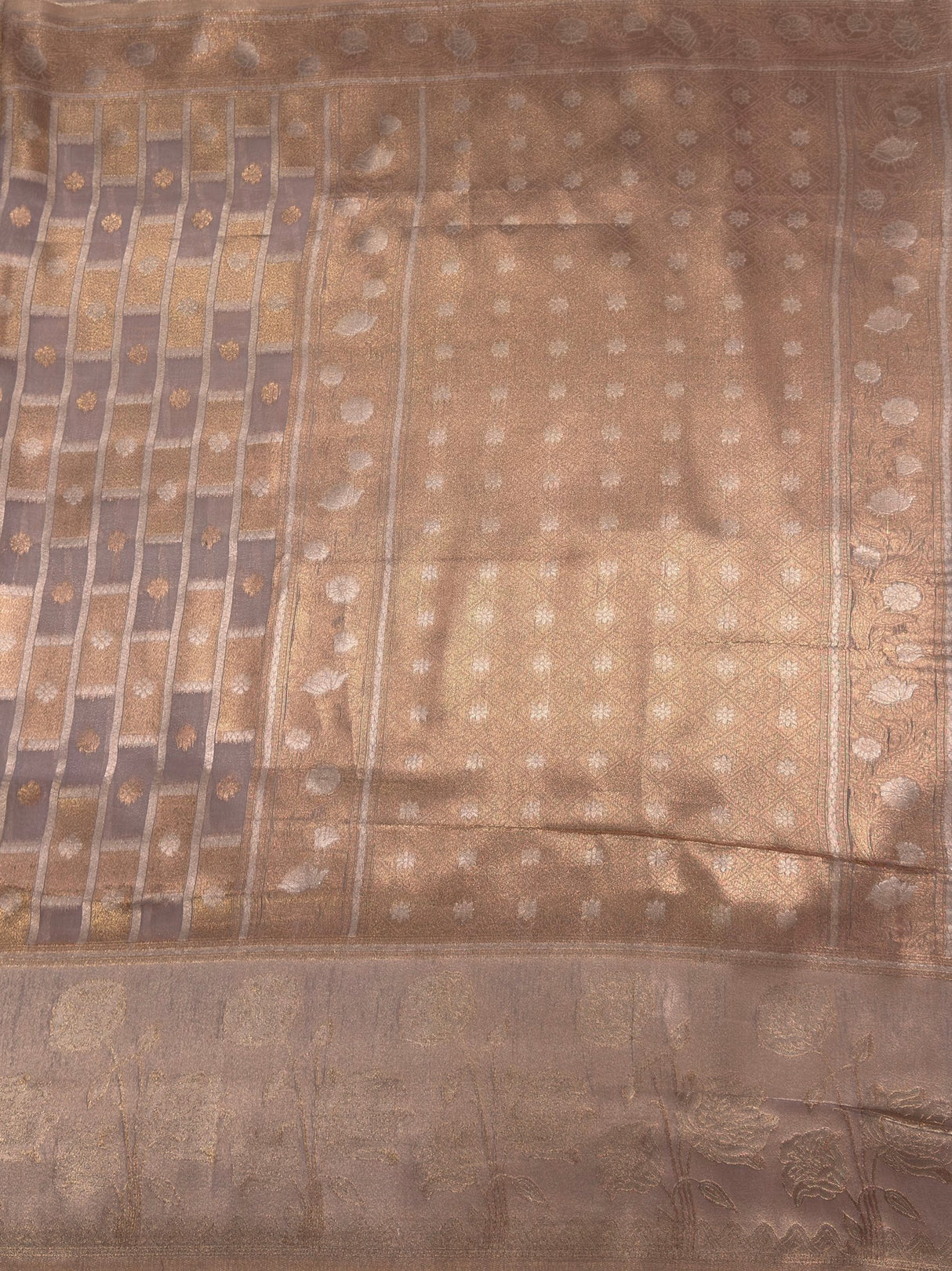 MIMOSA Saree Saree — pallu and zari work detail