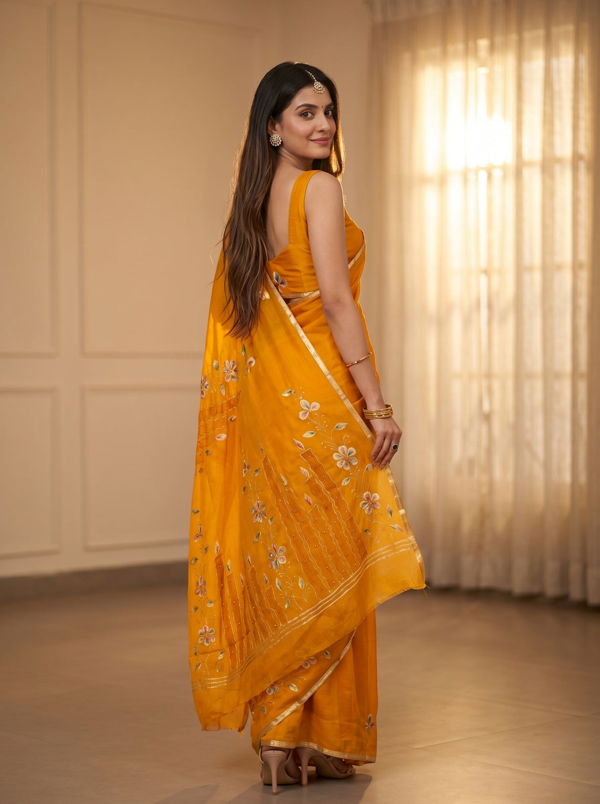 MIMOSA Saree Saree — pose 7 styling detail