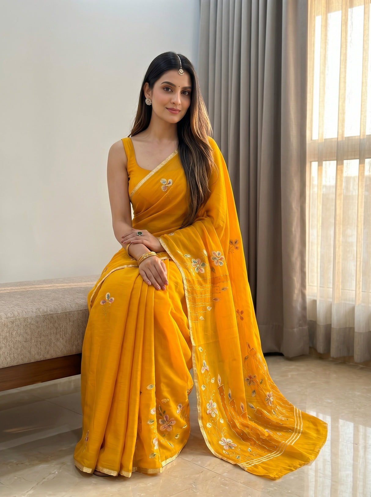 MIMOSA Saree Saree — pose 8 styling detail