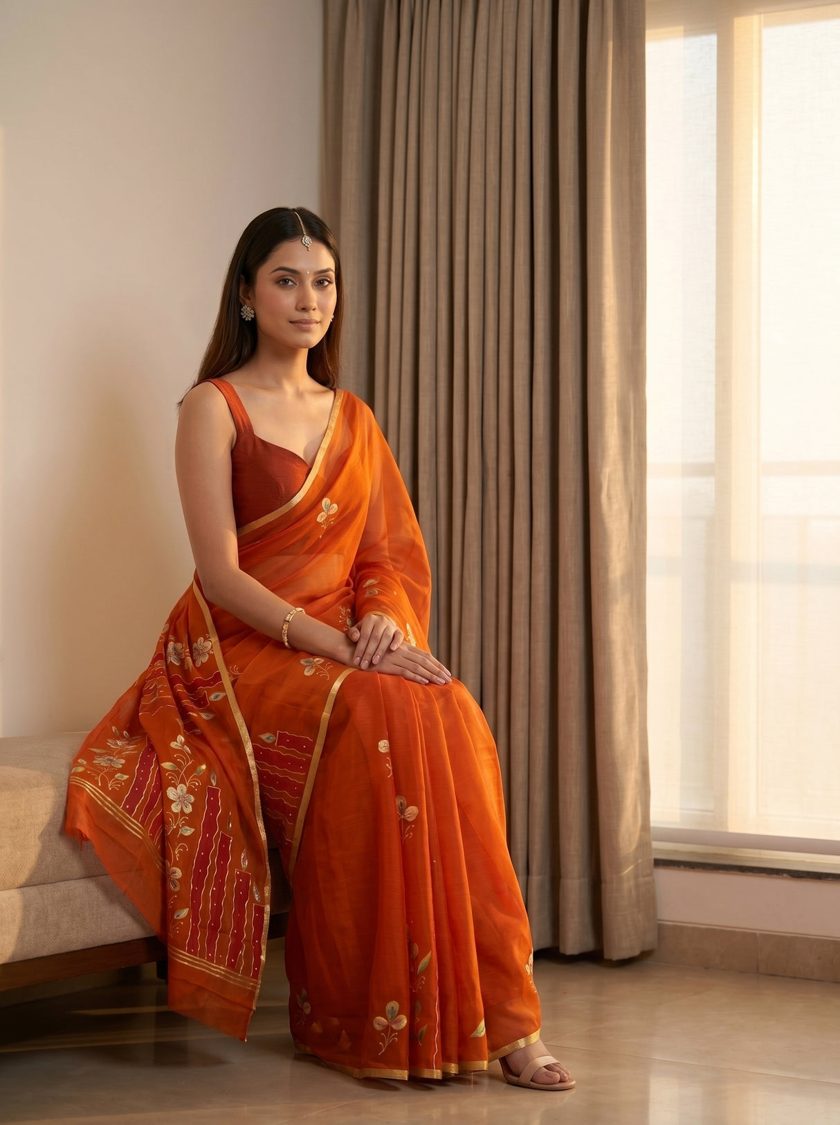 MIMOSA Saree Saree — pose 8 styling detail
