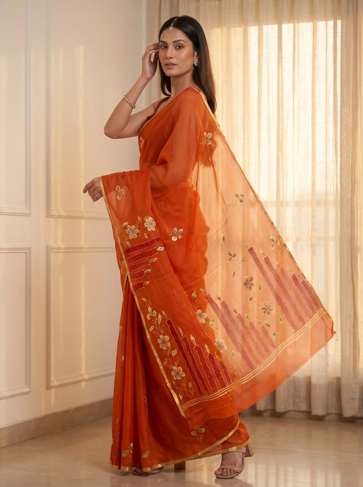 MIMOSA Saree Saree — pose 9 styling detail