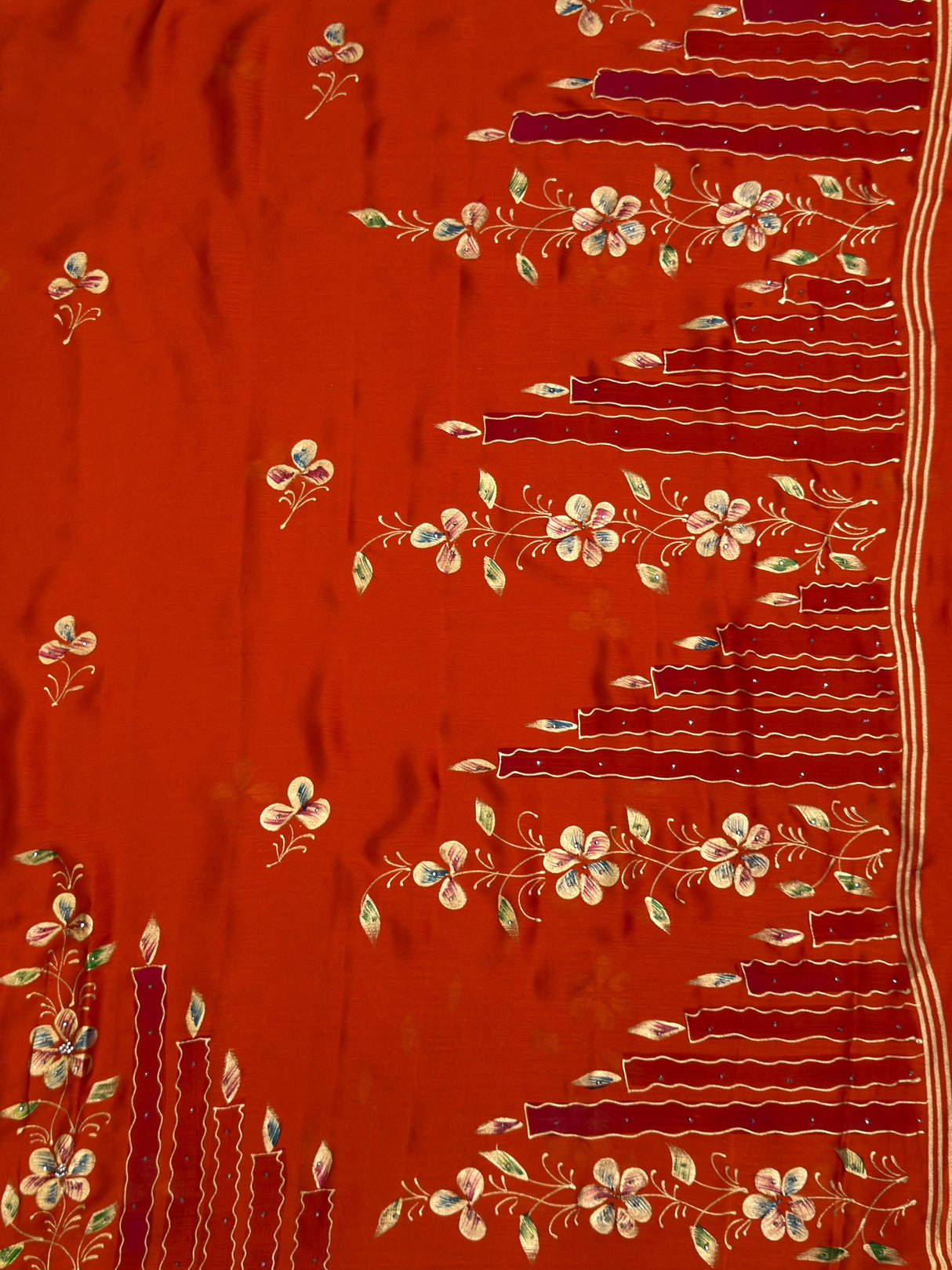 MIMOSA Saree Saree — pallu and zari work detail