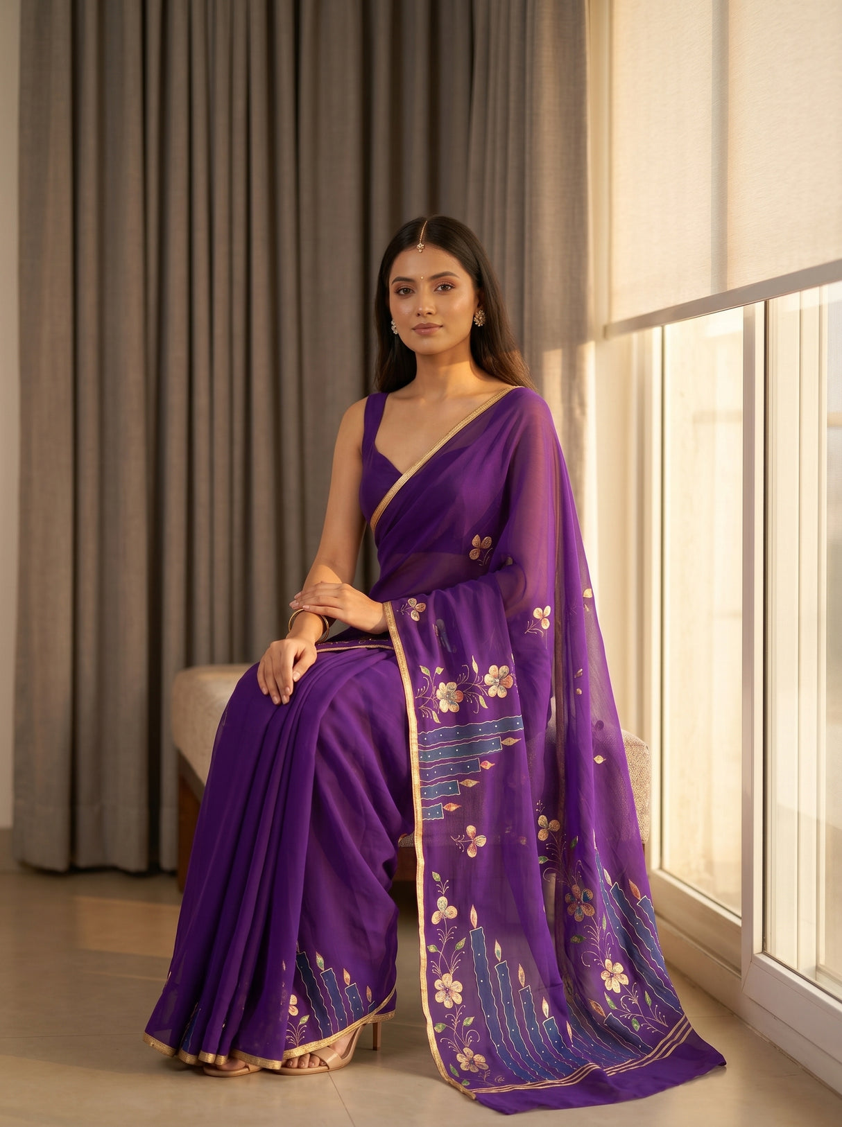 MIMOSA Saree Saree — pose 8 styling detail