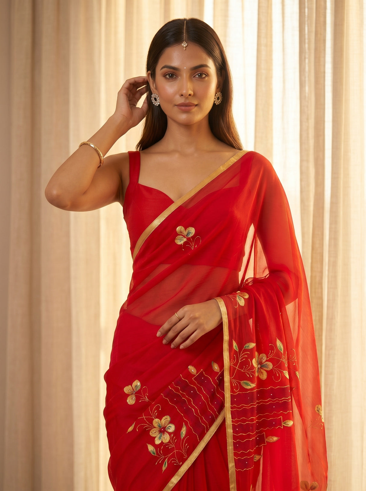 MIMOSA Saree Saree — pose 10 styling detail