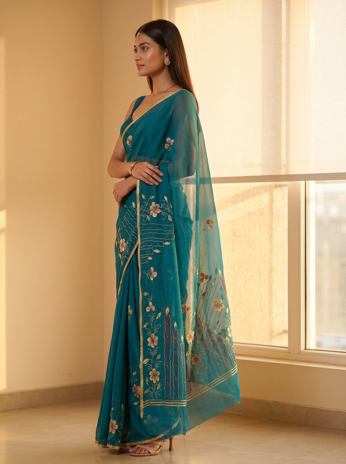 MIMOSA Saree Saree — pose 3 styling detail