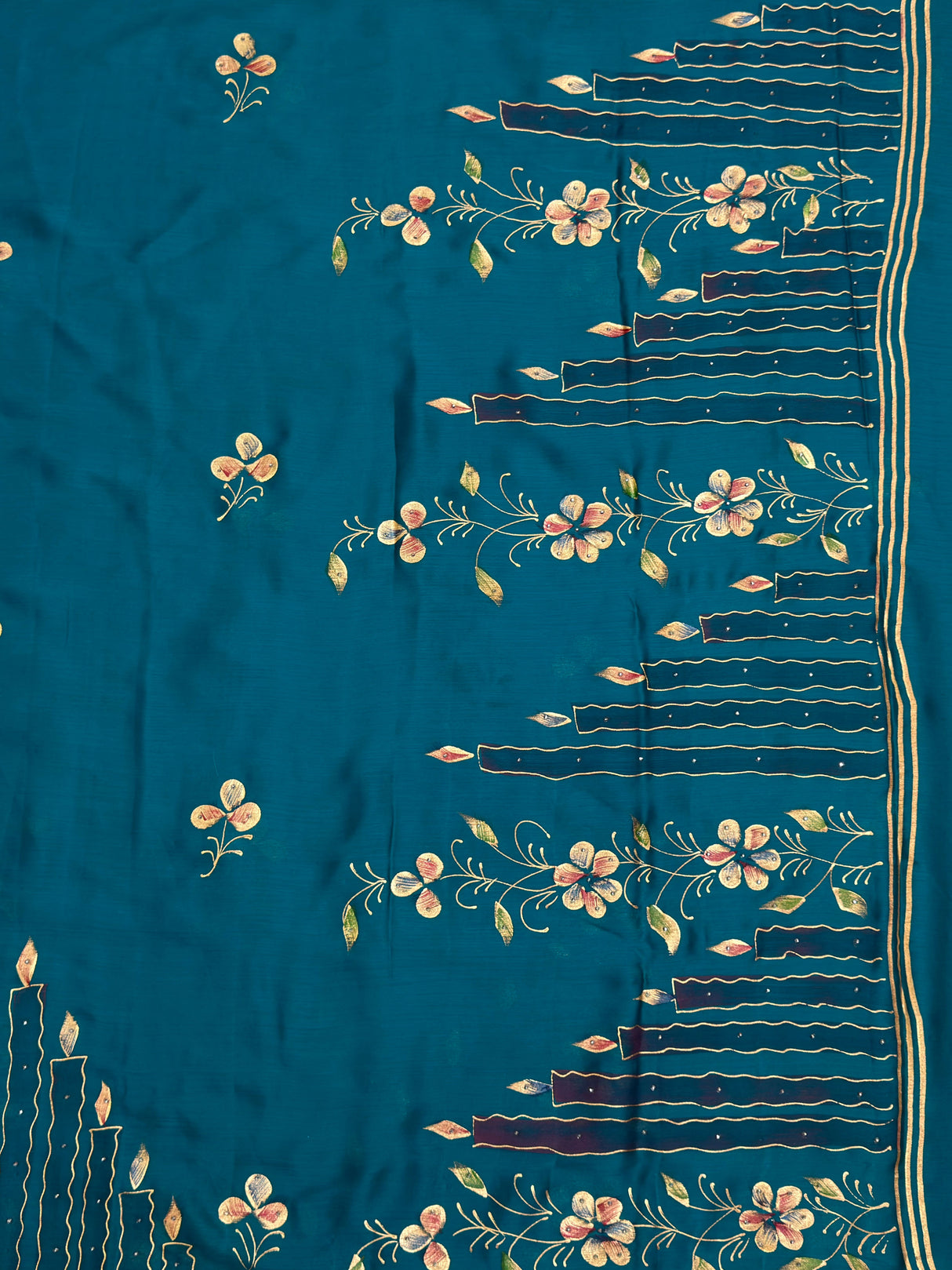 MIMOSA Saree Saree — pallu and zari work detail