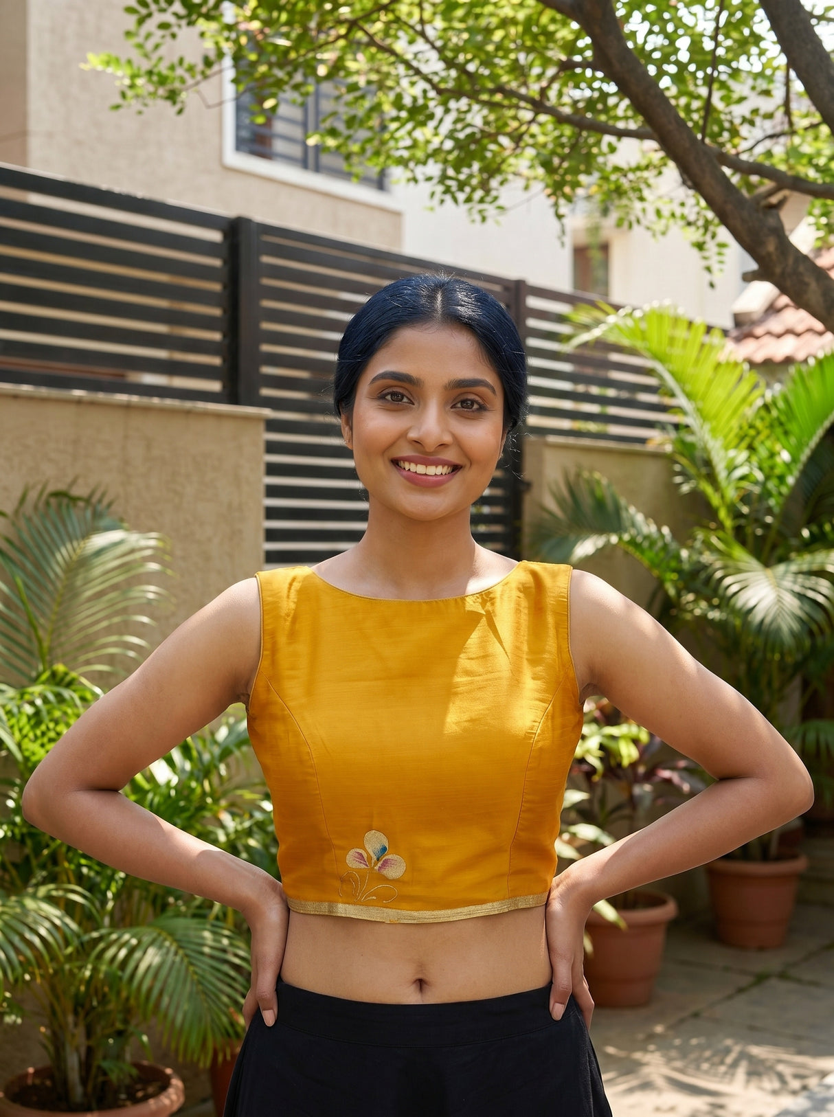MIMOSA Saree Saree — blouse close-up