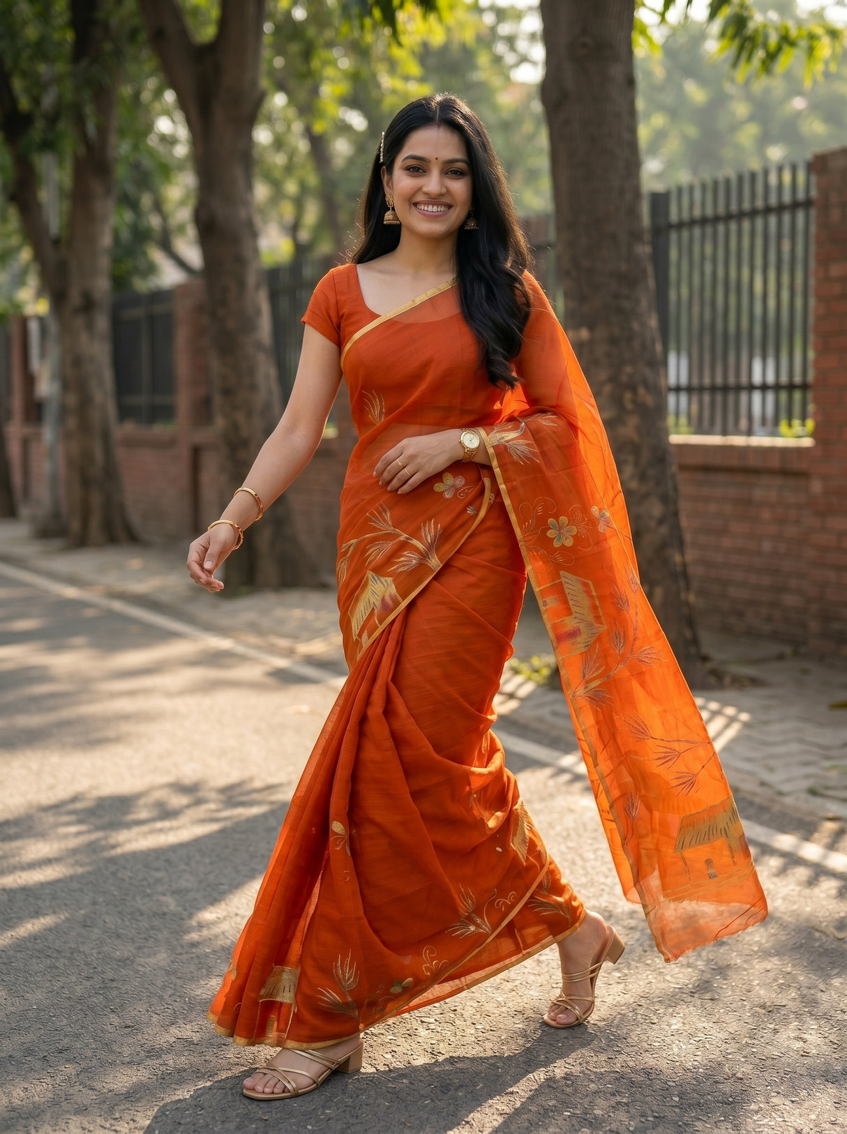 MIMOSA Saree Saree — pose 6 styling detail