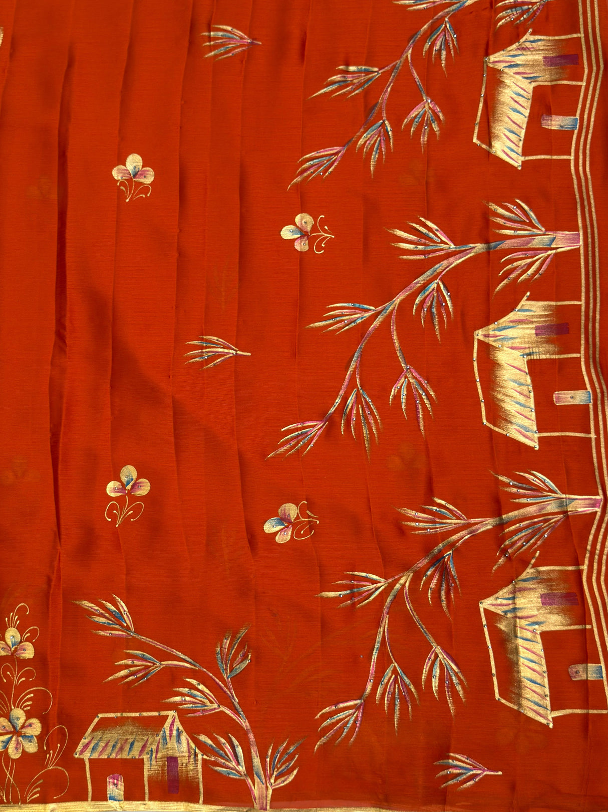 MIMOSA Saree Saree — pallu and zari work detail