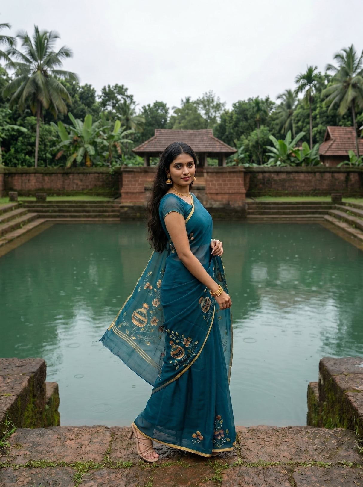 MIMOSA Saree Saree — pose 9 styling detail
