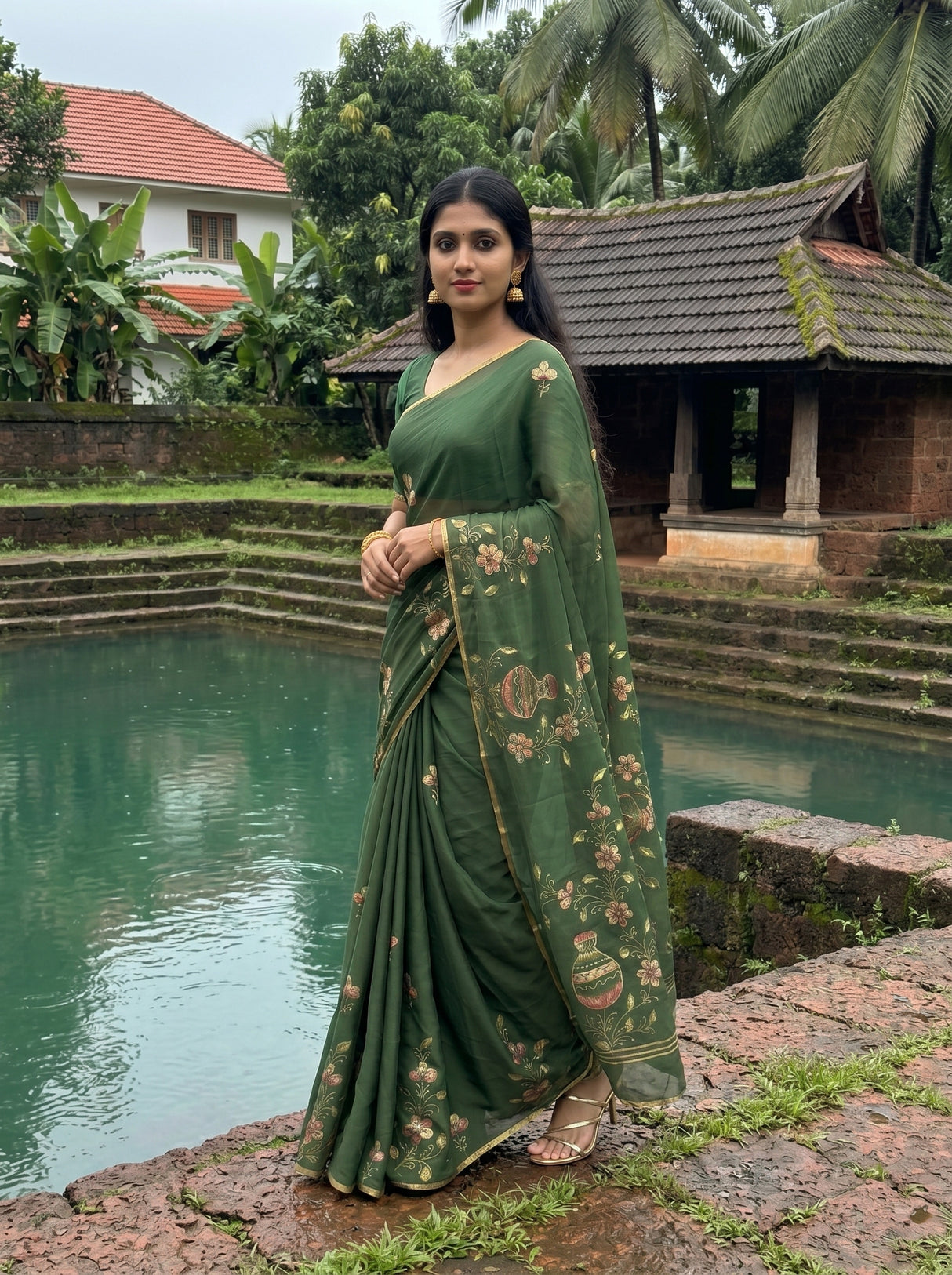 MIMOSA Saree Saree — pose 6 styling detail