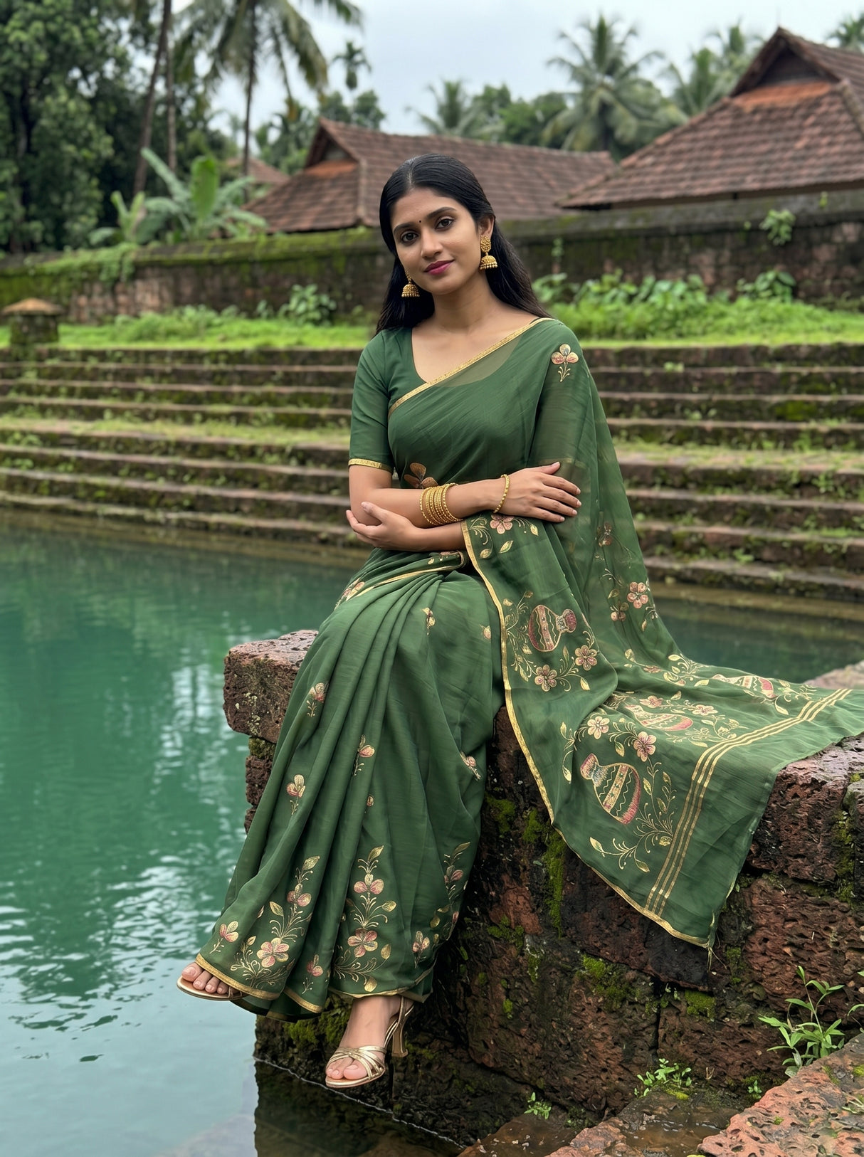 MIMOSA Saree Saree — pose 8 styling detail