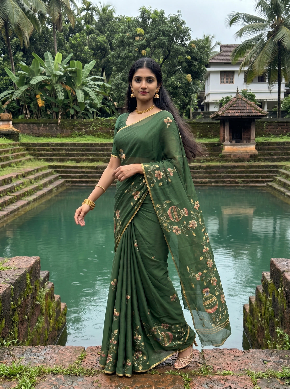 MIMOSA Saree Saree — pose 9 styling detail