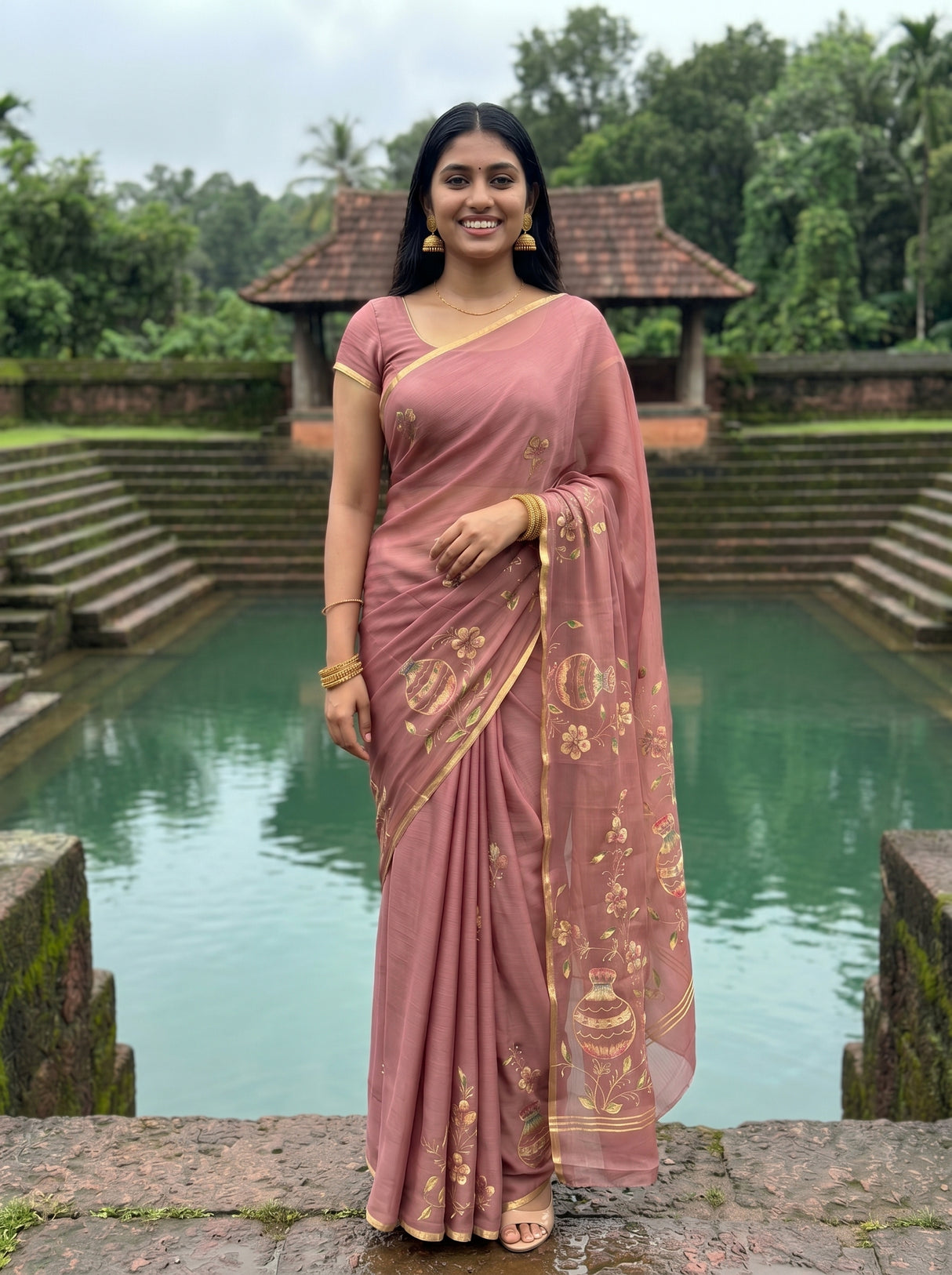 MIMOSA Saree Saree — pose 5 styling detail