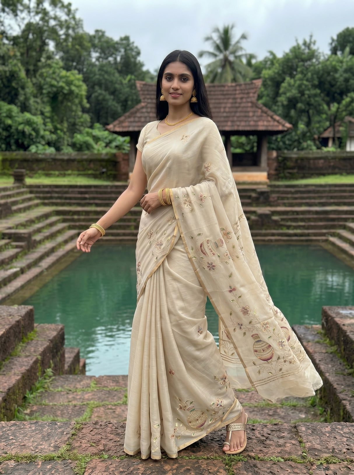 MIMOSA Saree Saree — pose 9 styling detail