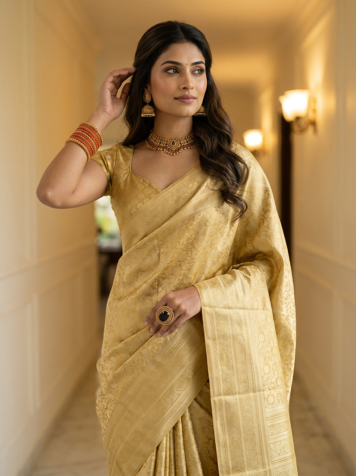 MIMOSA Saree Saree — pose 10 styling detail