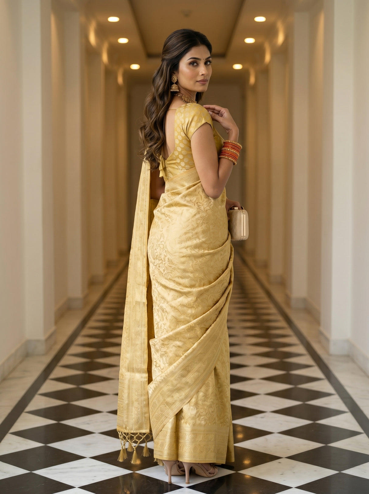 MIMOSA Saree Saree — pose 7 styling detail