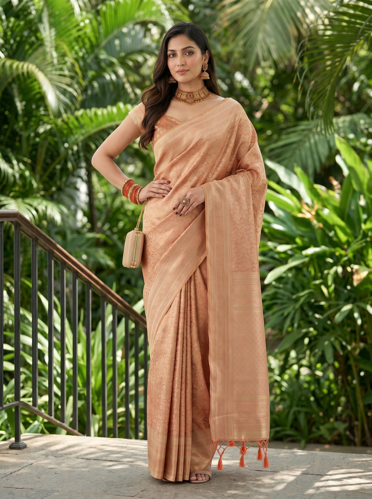 MIMOSA Saree Saree — pose 4 styling detail
