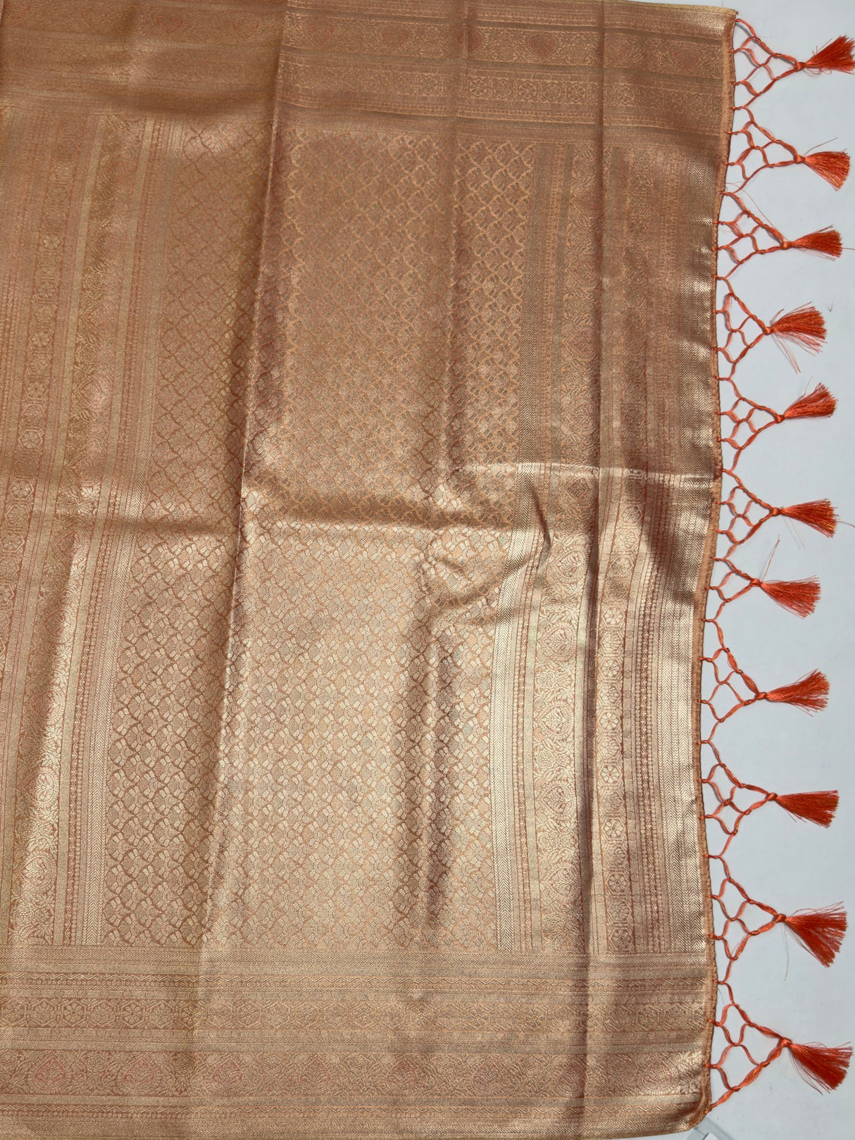 MIMOSA Saree Saree — pallu and zari work detail