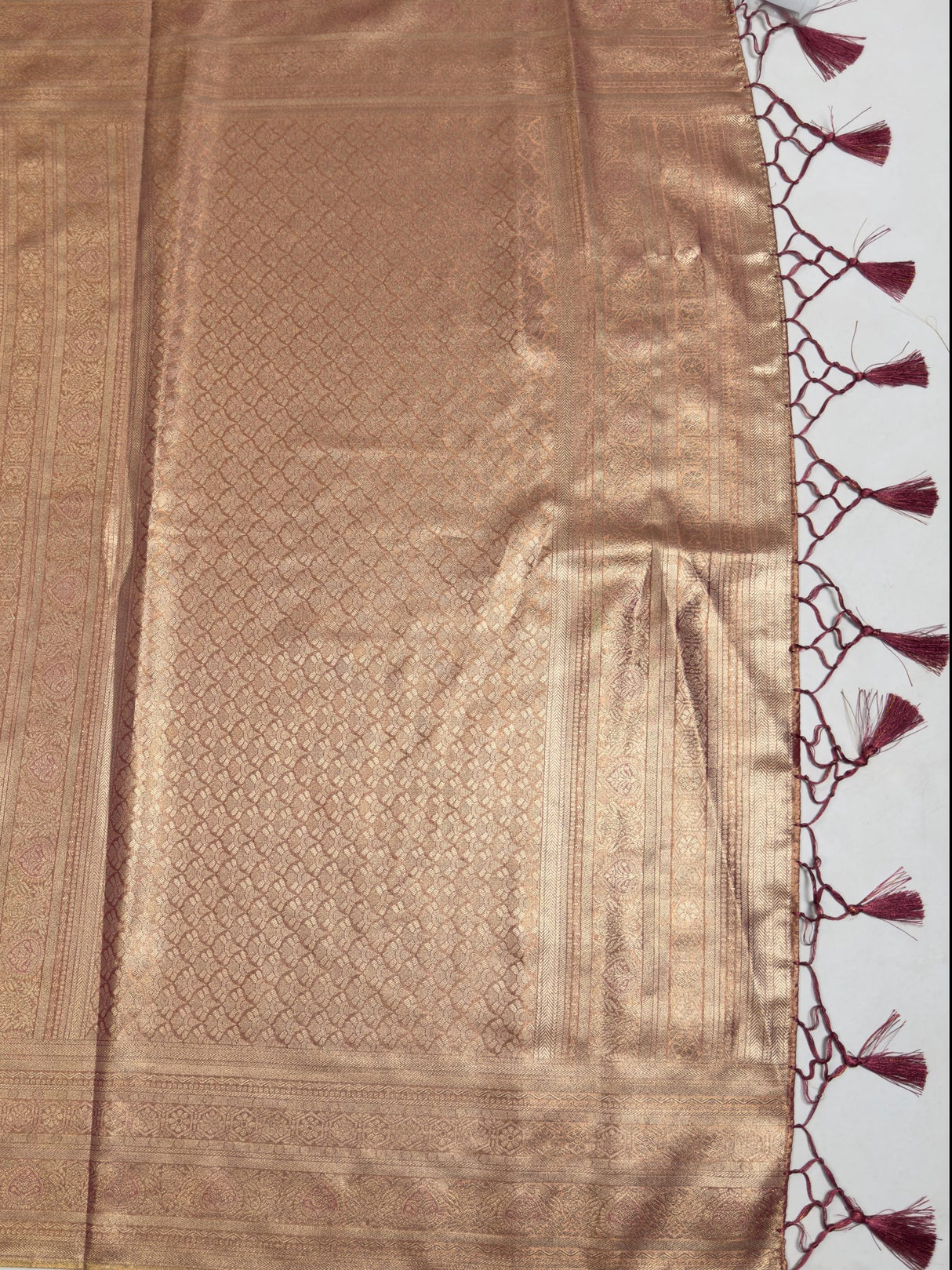 MIMOSA Saree Saree — pallu and zari work detail