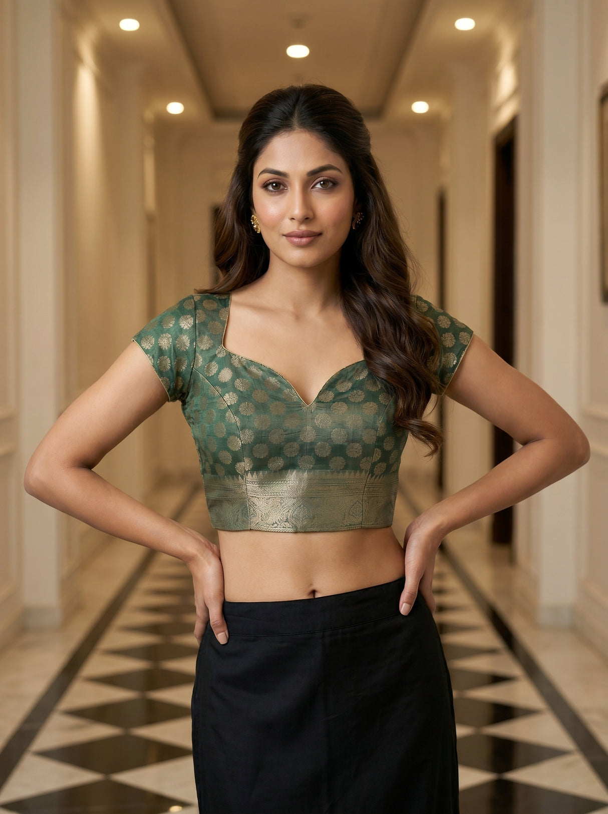 MIMOSA Saree Saree — blouse close-up
