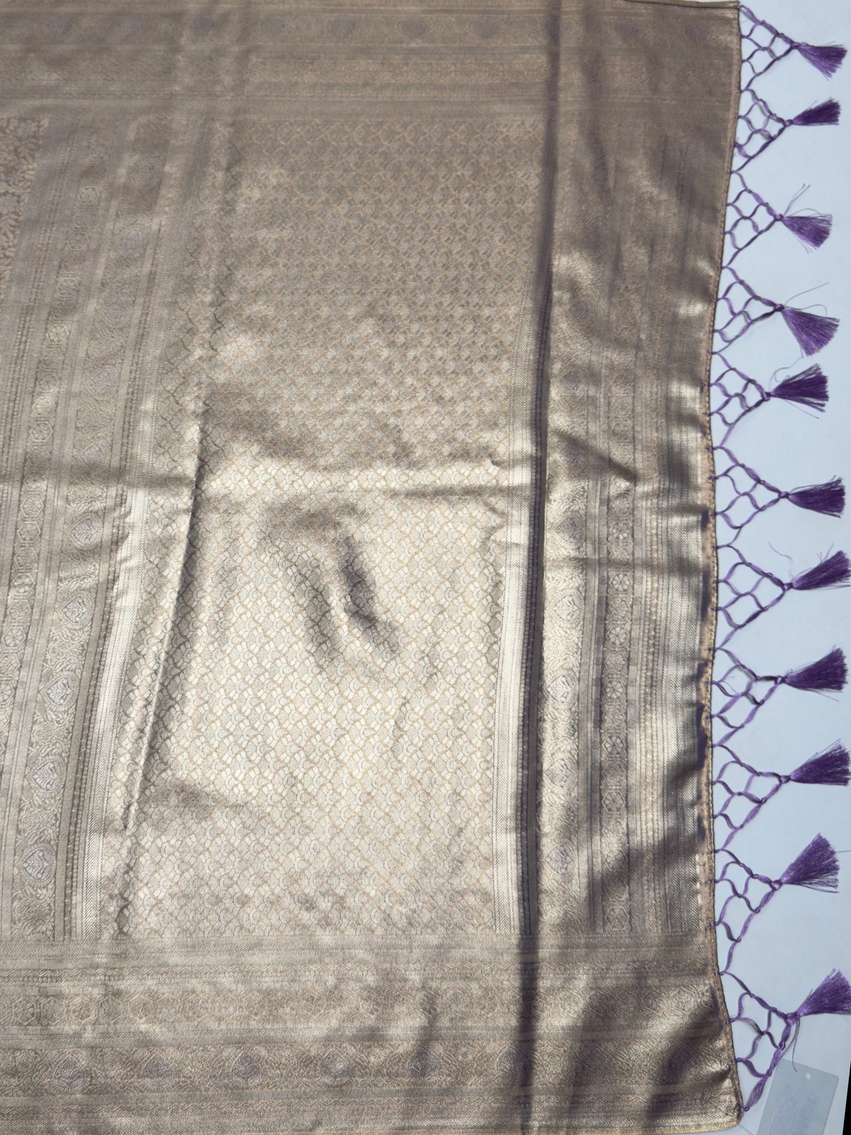 MIMOSA Saree Saree — pallu and zari work detail