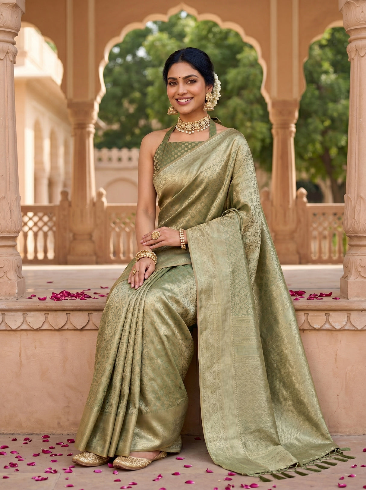 MIMOSA Saree Saree — pose 8 styling detail