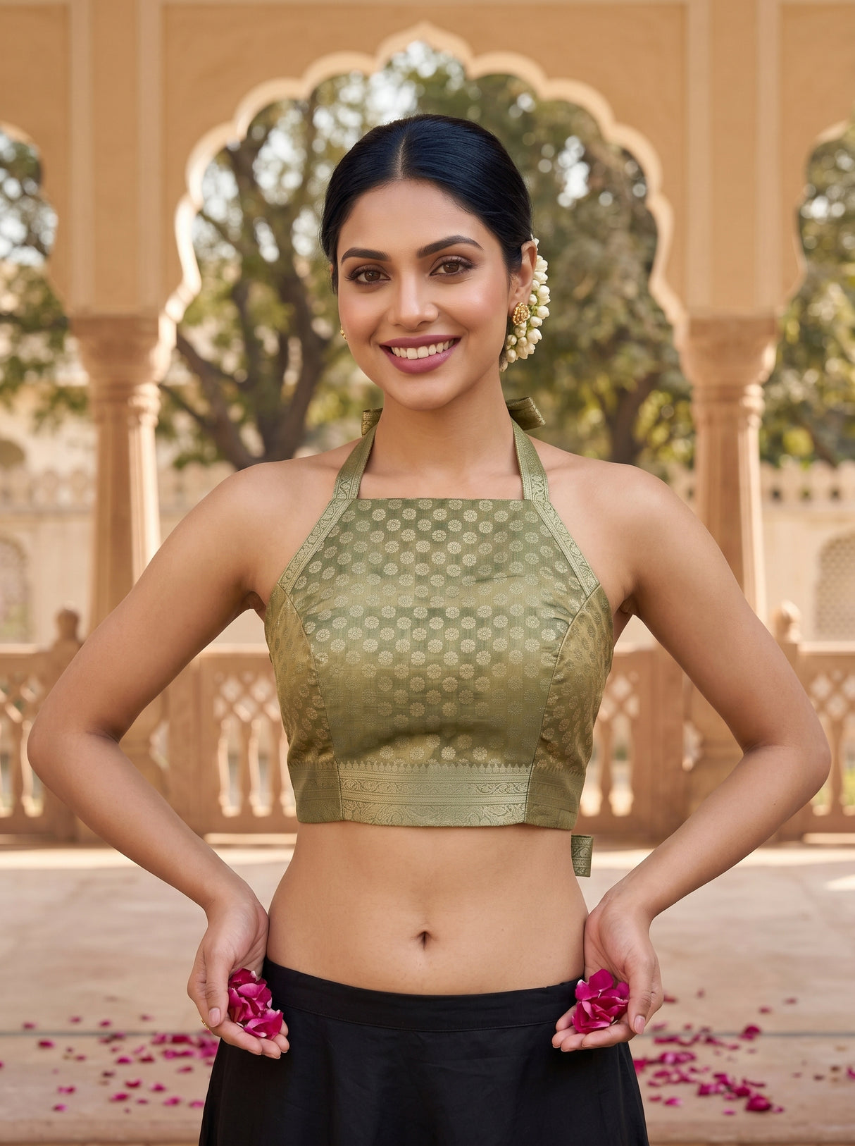 MIMOSA Saree Saree — blouse close-up
