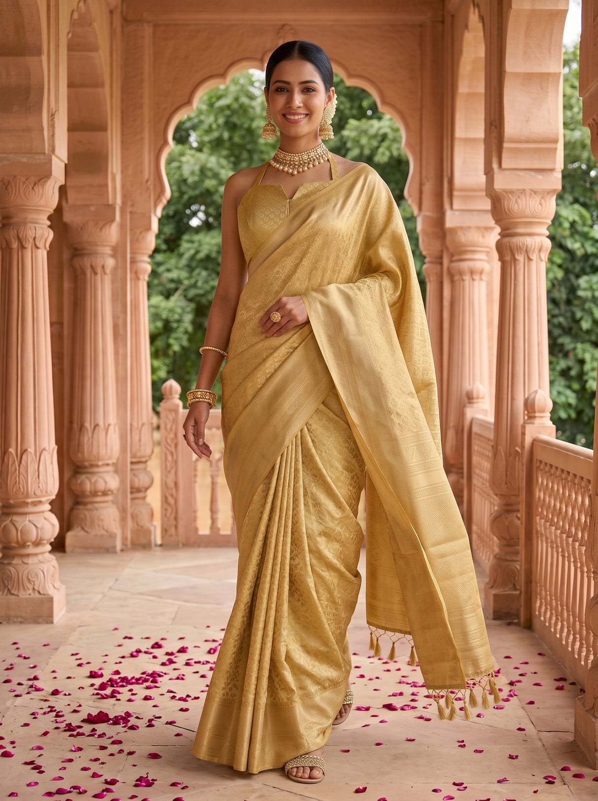 MIMOSA Saree Saree — pose 6 styling detail
