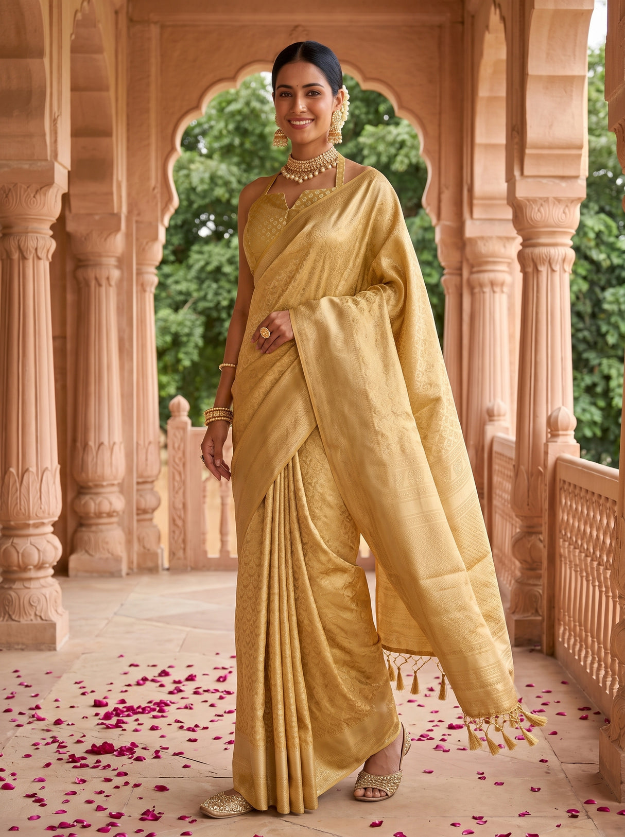 MIMOSA Saree Saree — pose 9 styling detail