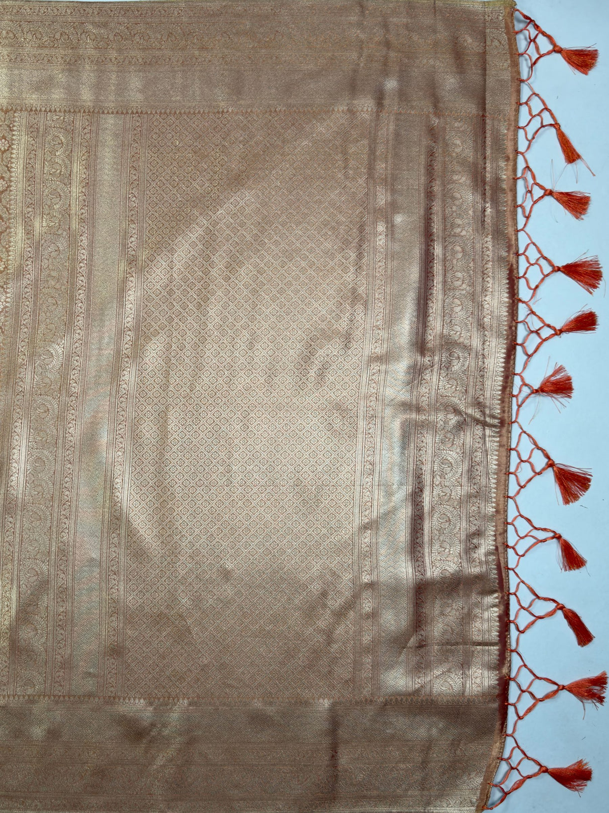 MIMOSA Saree Saree — pallu and zari work detail
