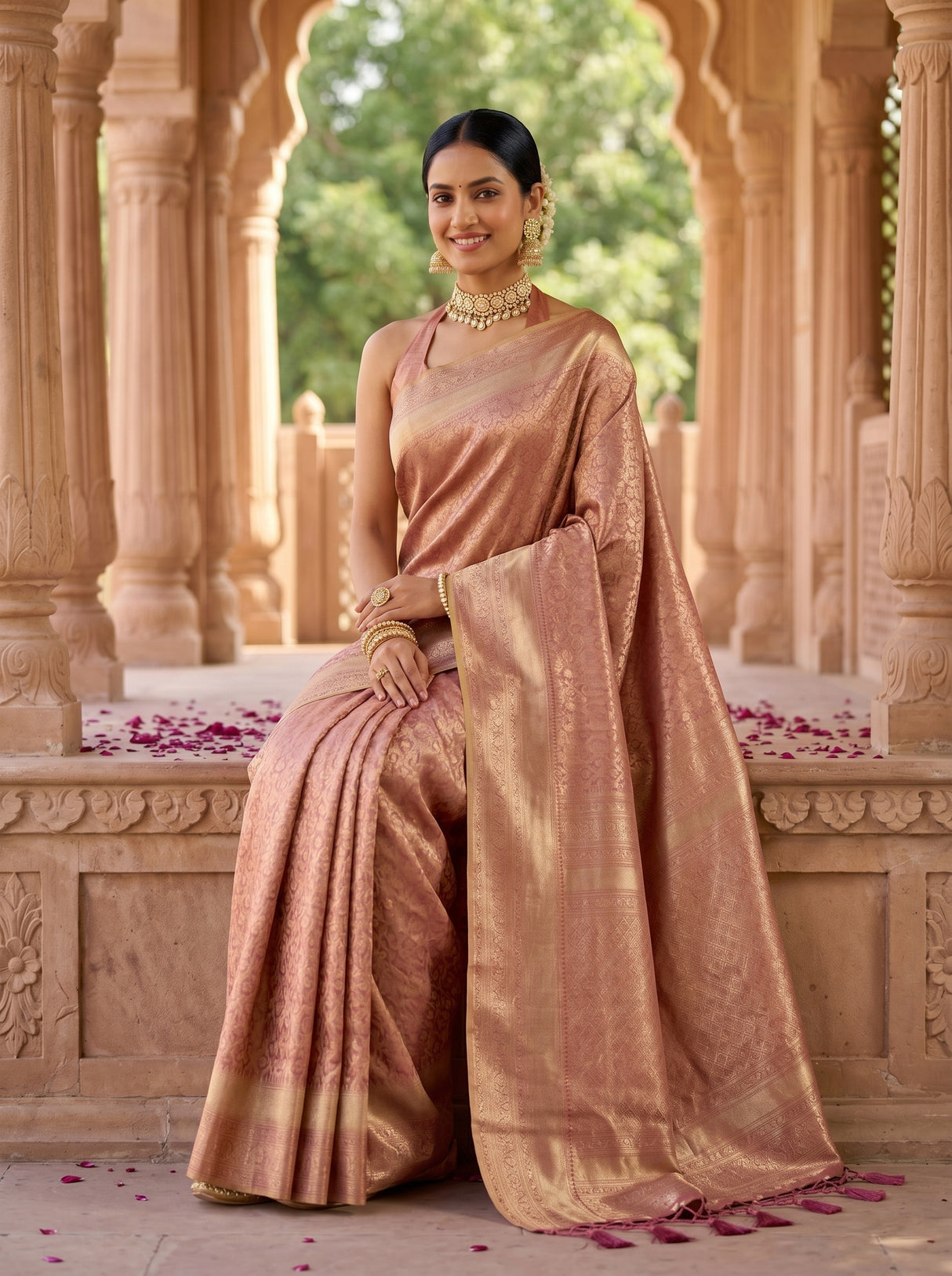 MIMOSA Saree Saree — pose 8 styling detail