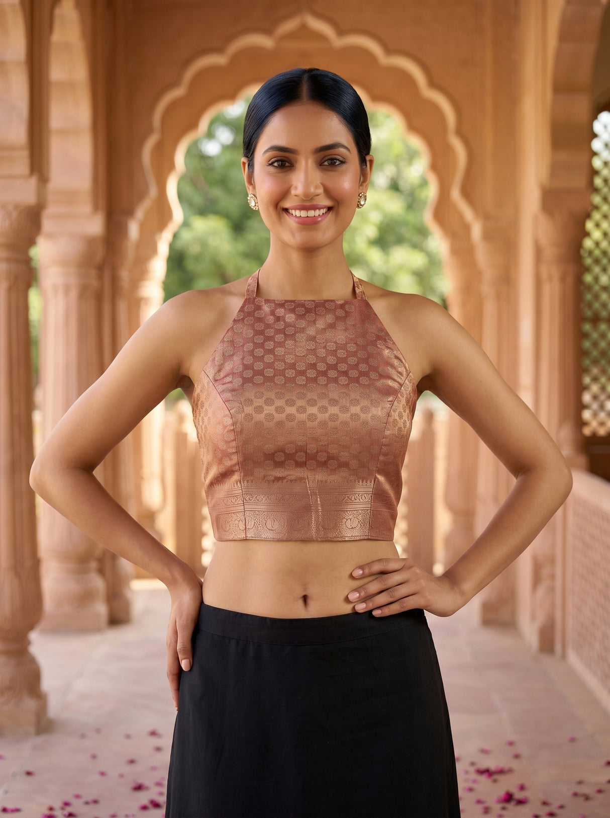 MIMOSA Saree Saree — blouse close-up